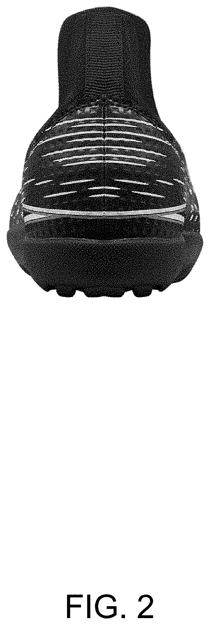 Patent USD1000761 Figure 2 – Soccer shoe