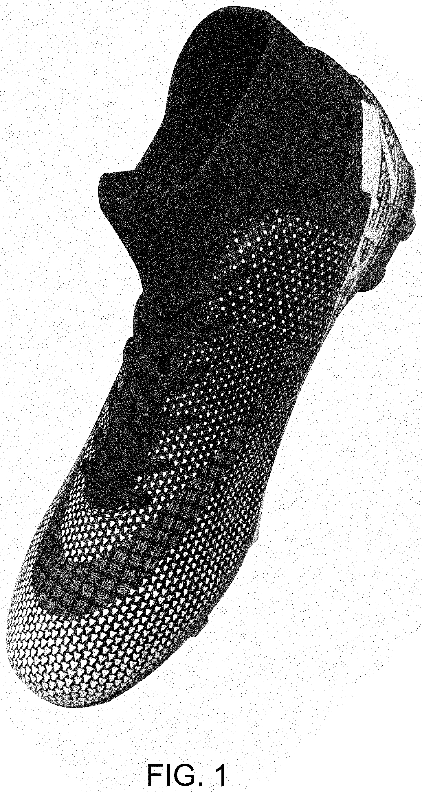 Patent USD1000762 Figure 1 – Soccer shoe