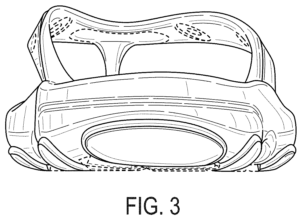 Patent USD1000763 Figure 3 – Footwear