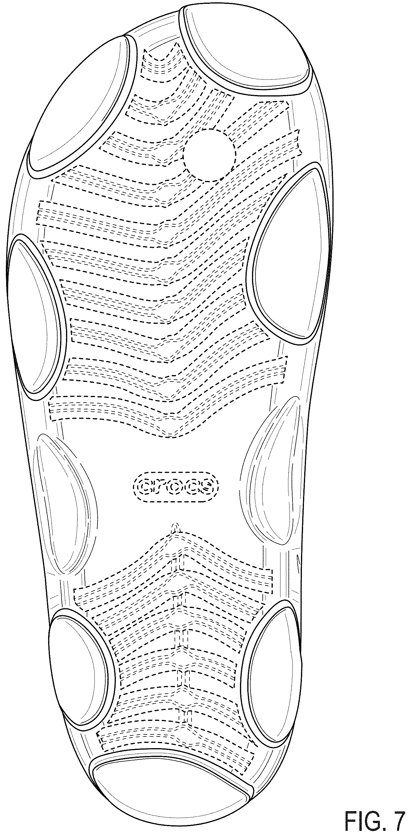 Patent USD1000763 Figure 7 – Footwear