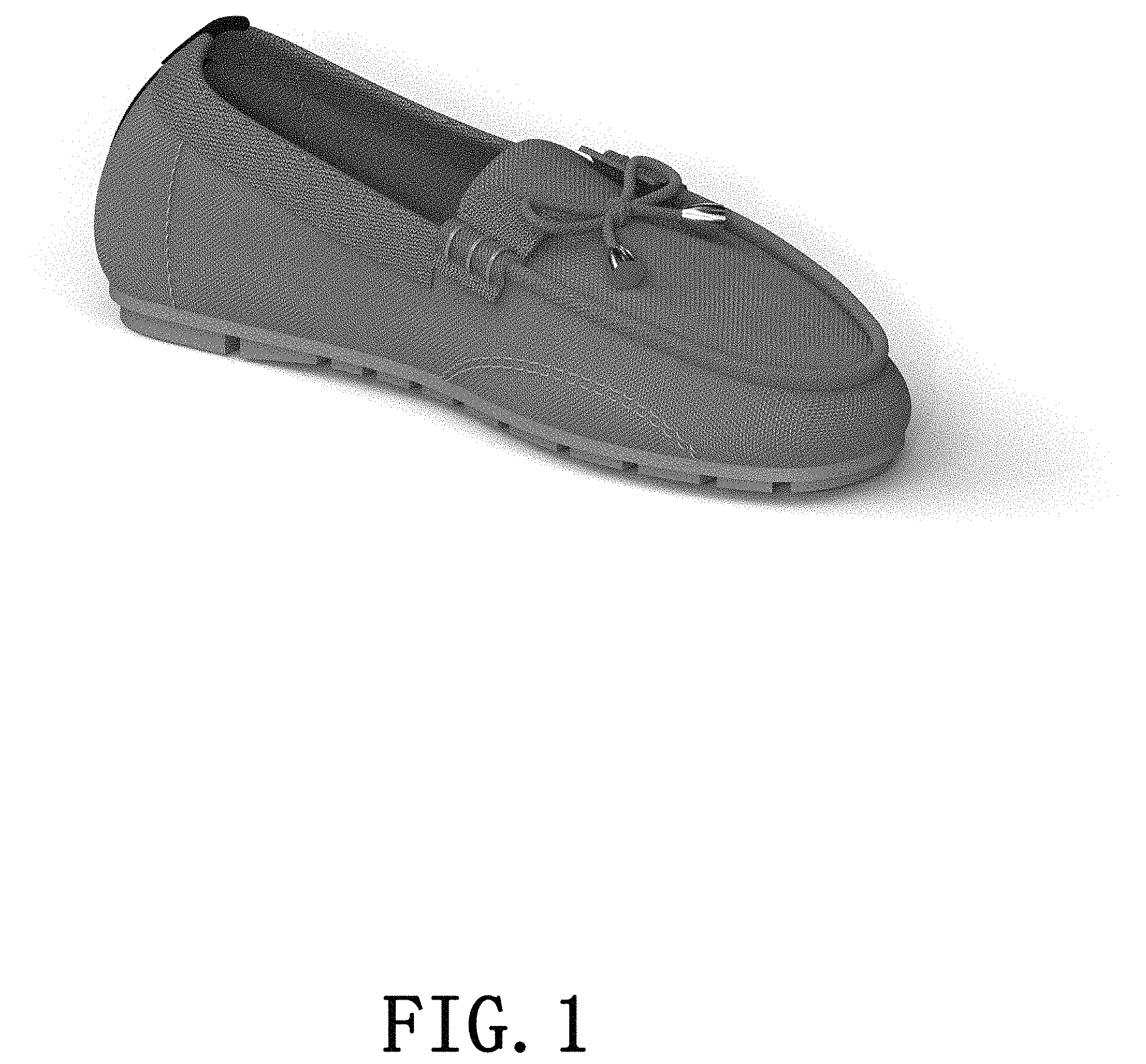 Patent USD1000764 Figure 1 – Shoe