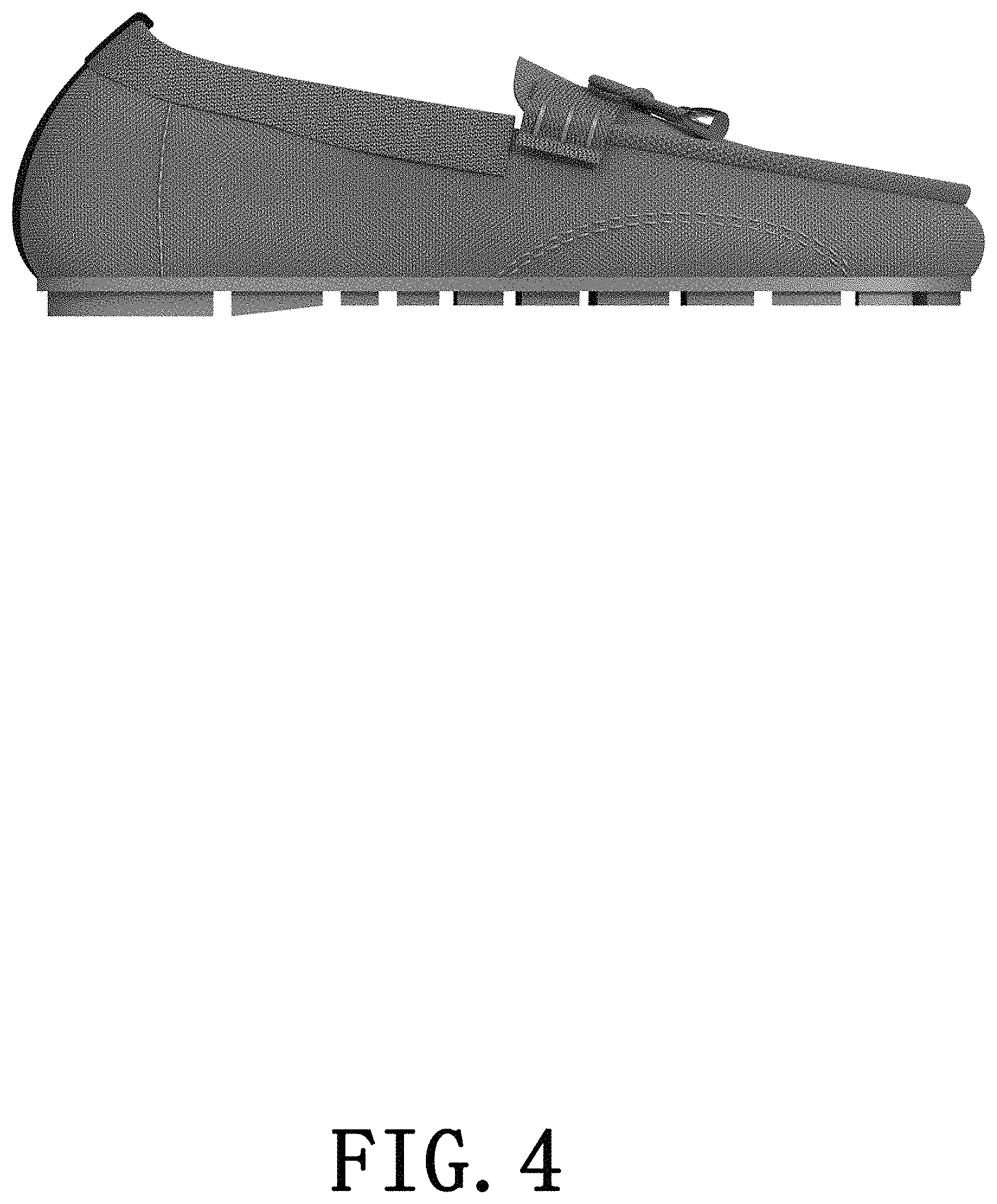 Patent USD1000764 Figure 4 – Shoe