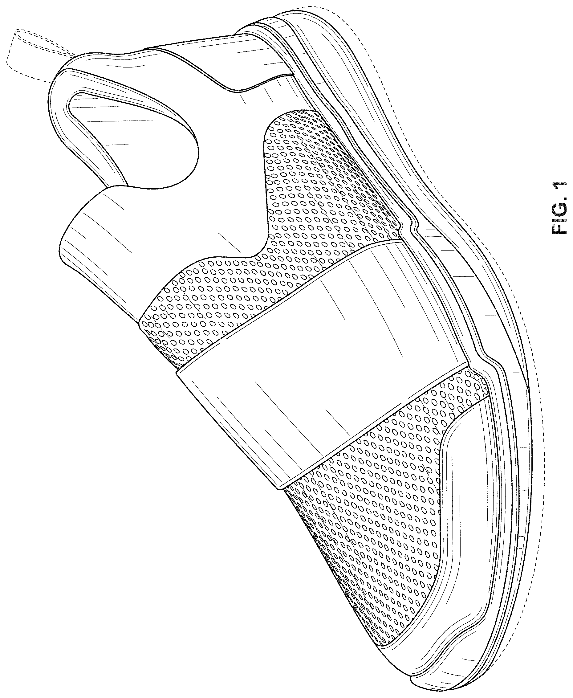 Patent USD1000766 Figure 1 – Footwear