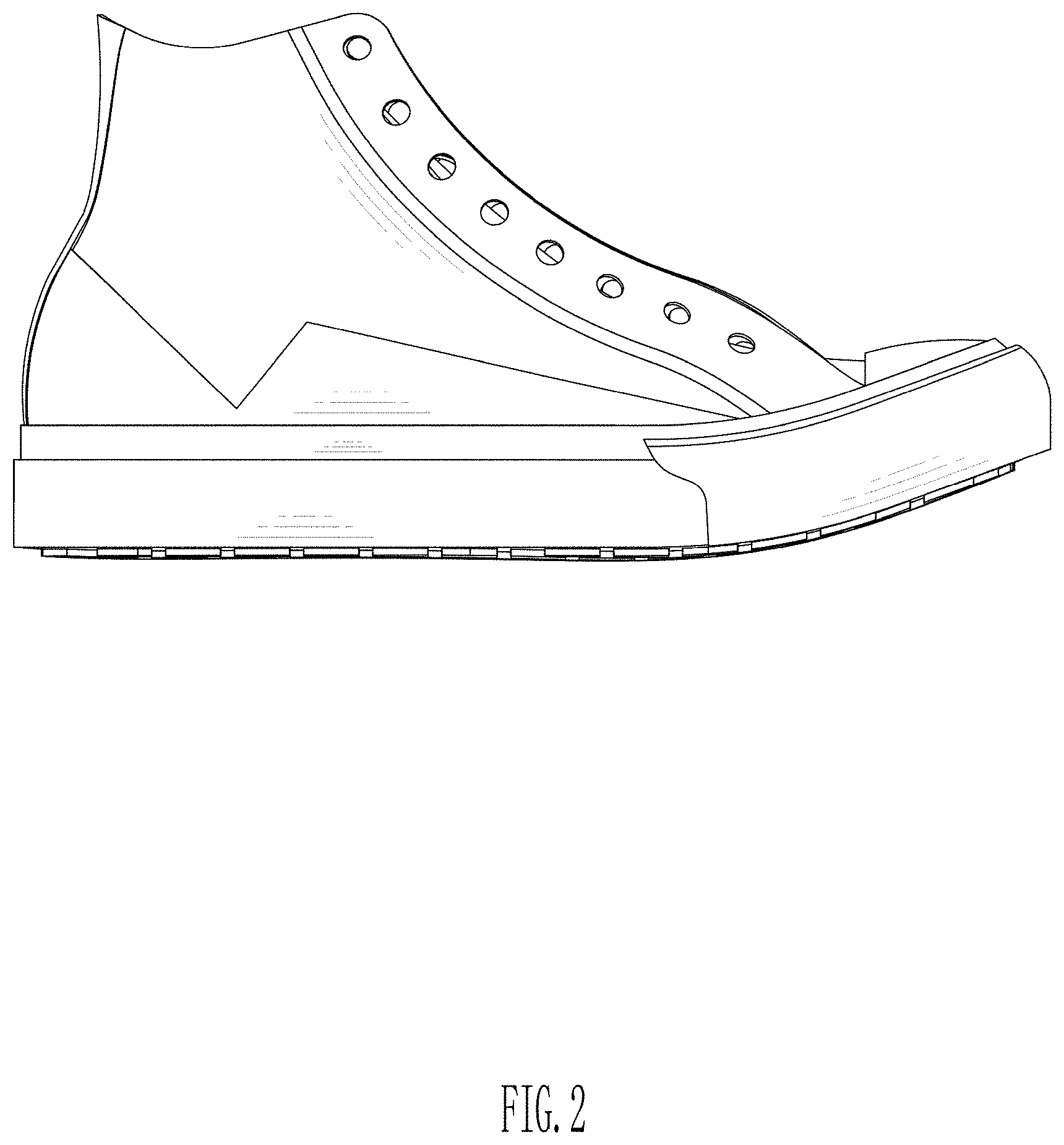 Patent USD1000767 Figure 2 – High-top canvas shoes