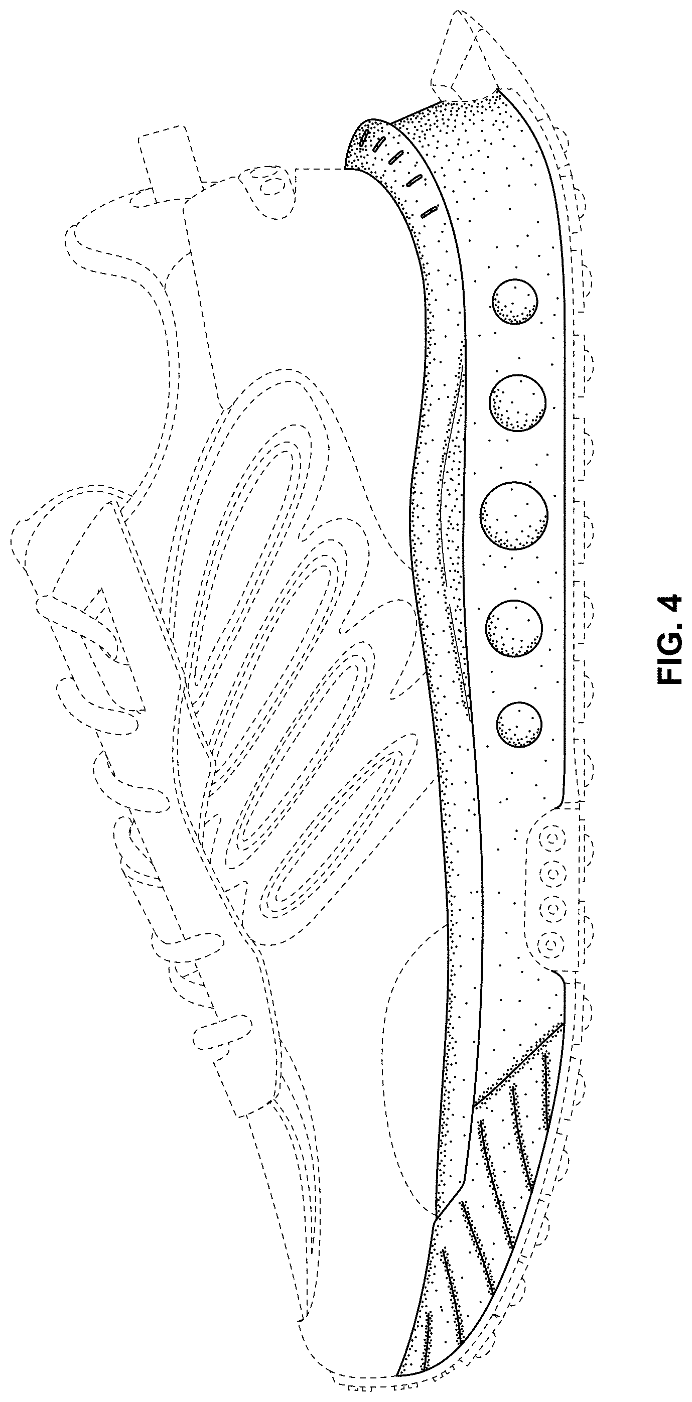 Patent USD1000768 Figure 4 – Shoe