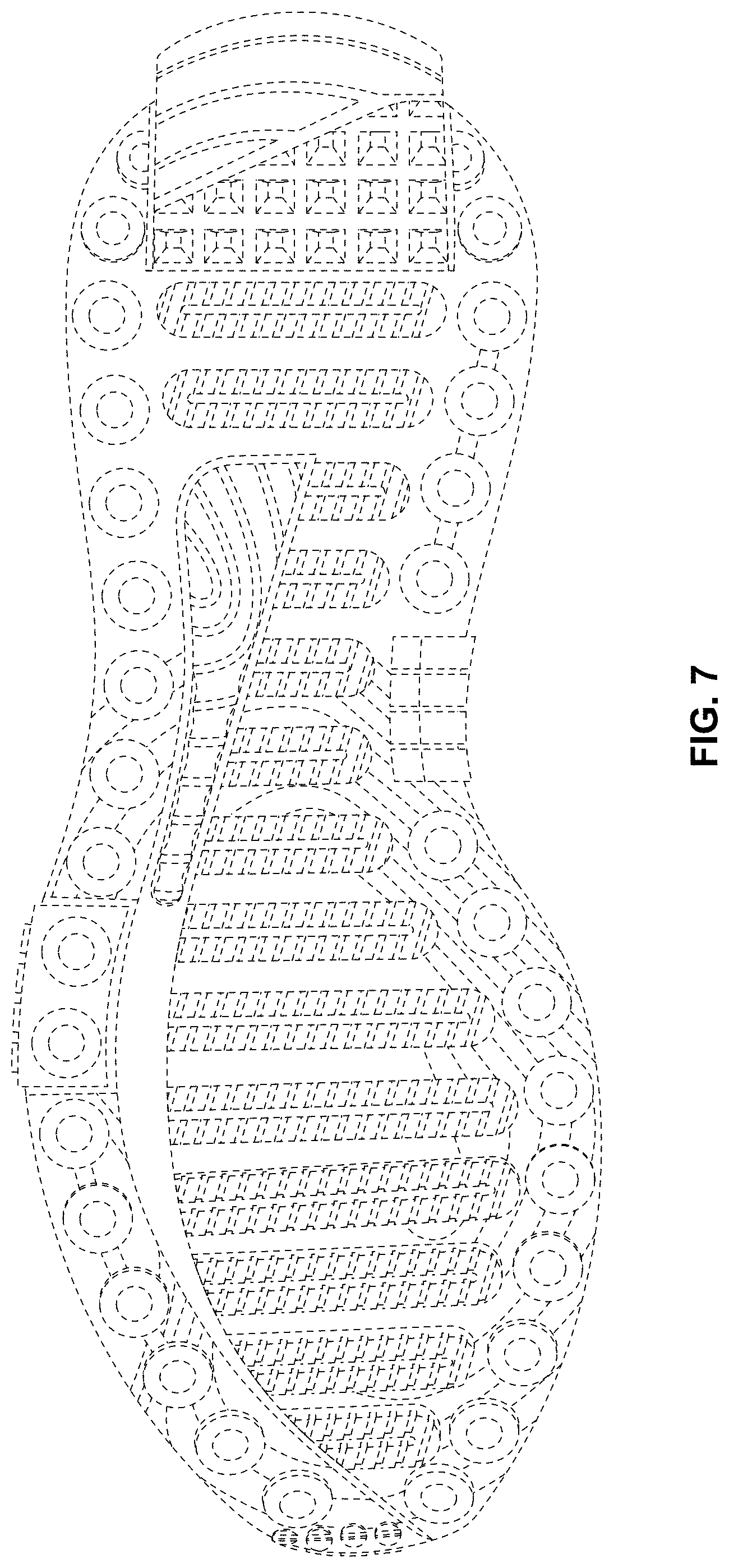 Patent USD1000768 Figure 7 – Shoe