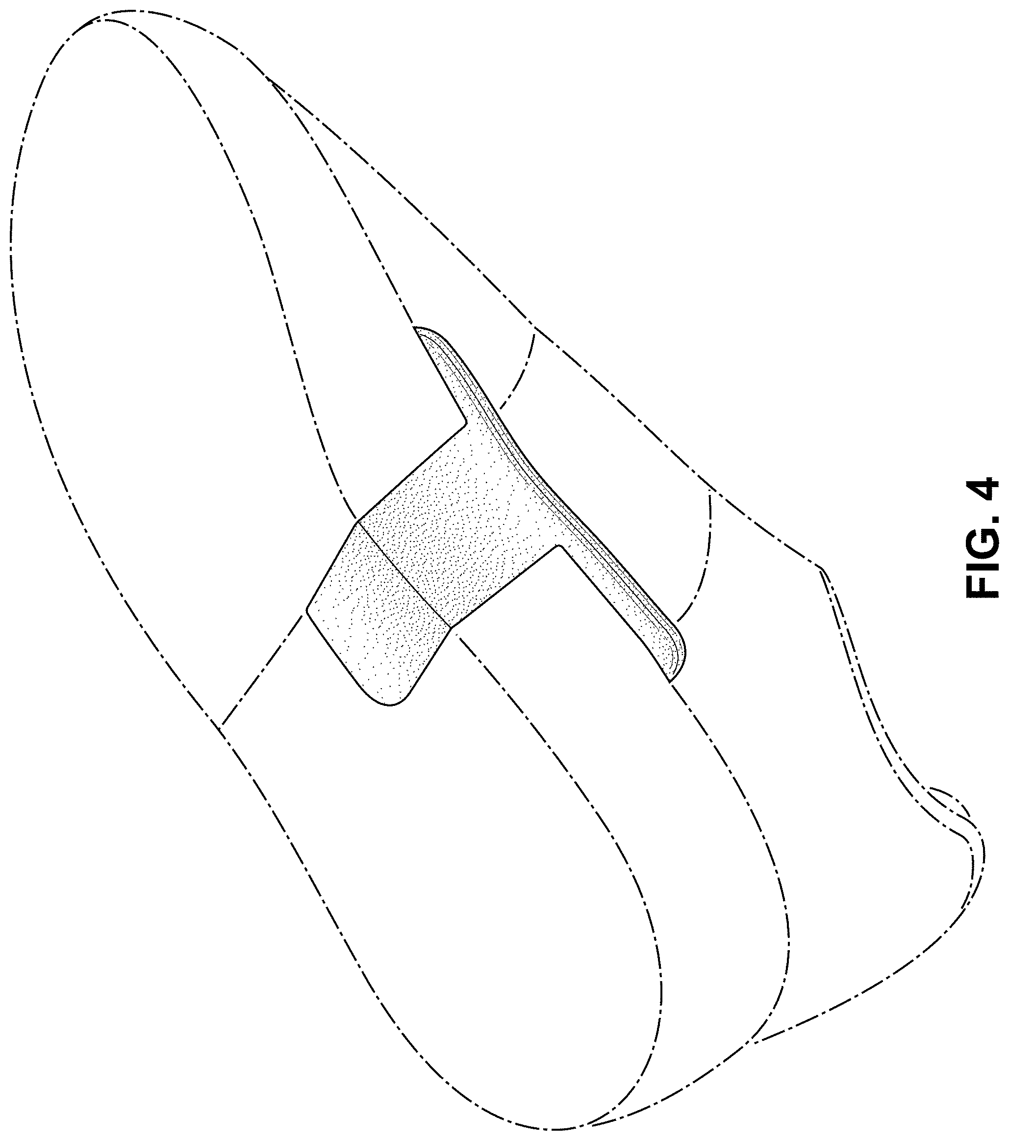 Patent USD1000769 Figure 4 – Shoe