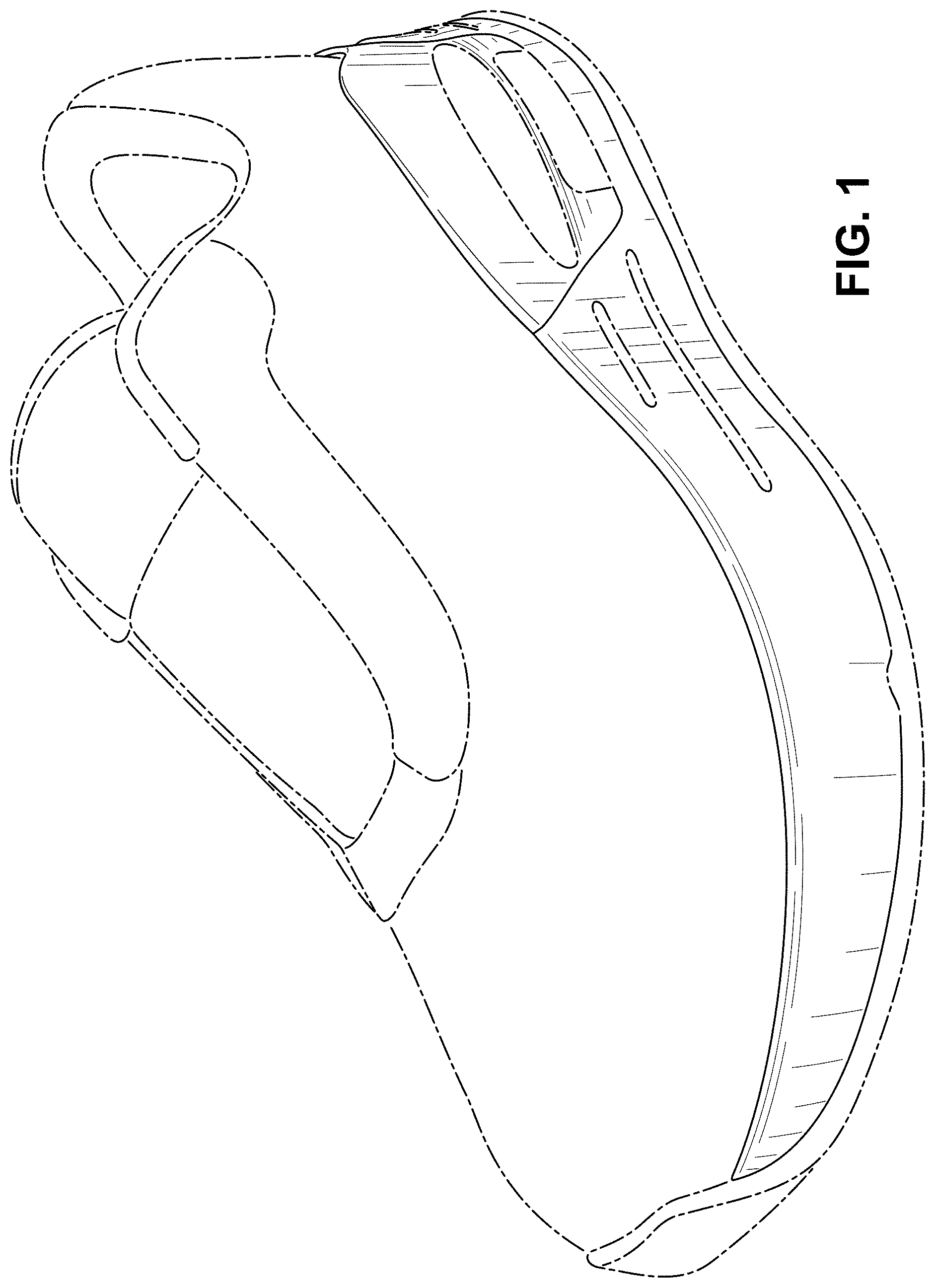 Patent USD1000770 Figure 1 – Shoe