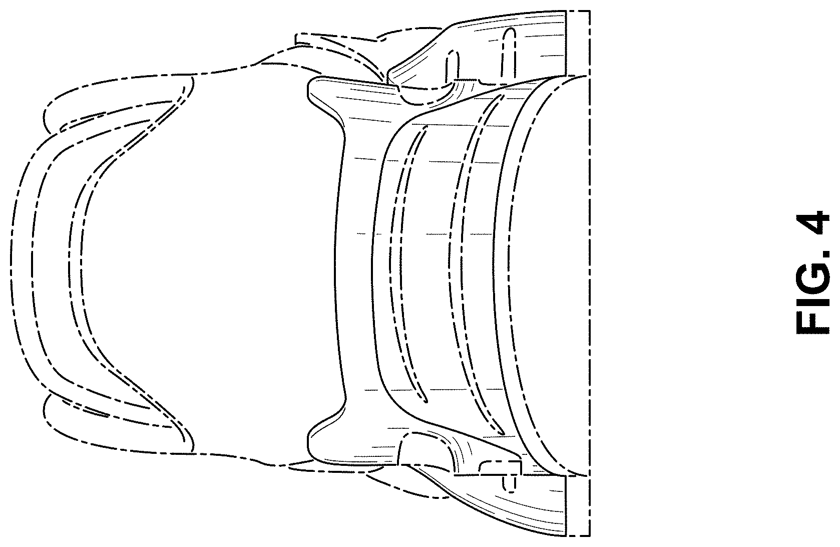 Patent USD1000770 Figure 4 – Shoe
