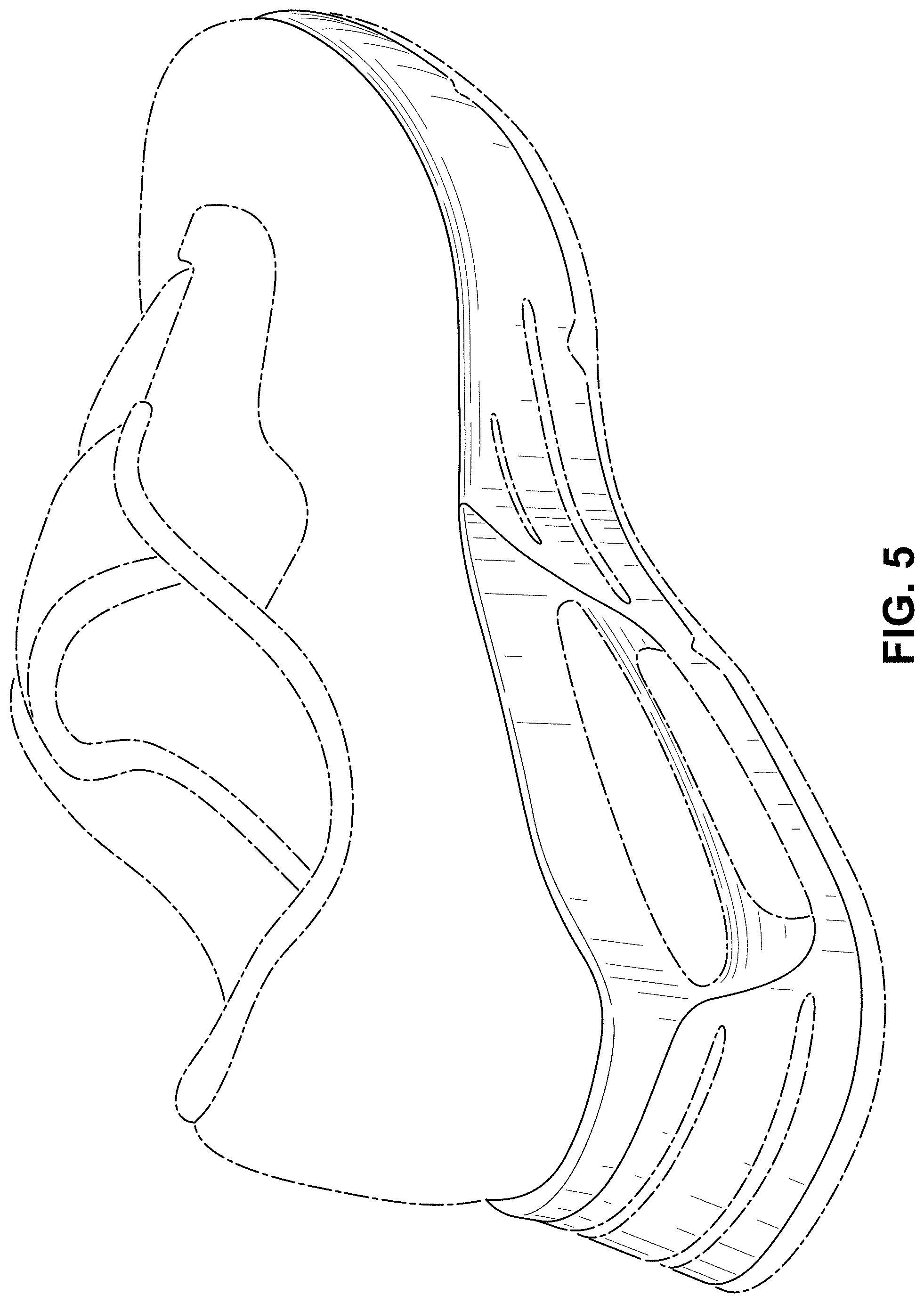 Patent USD1000770 Figure 5 – Shoe