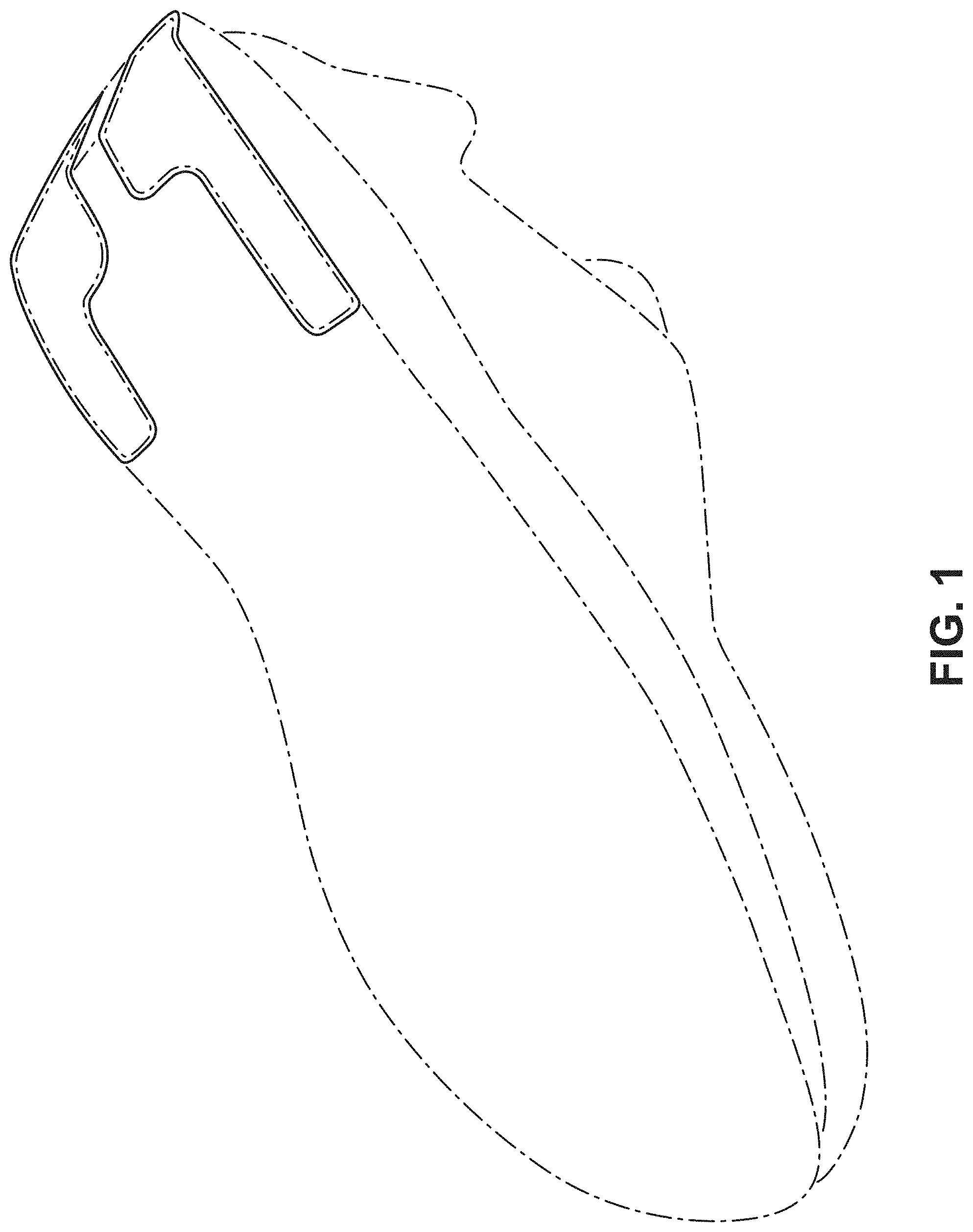 Patent USD1000771 Figure 1 – Shoe
