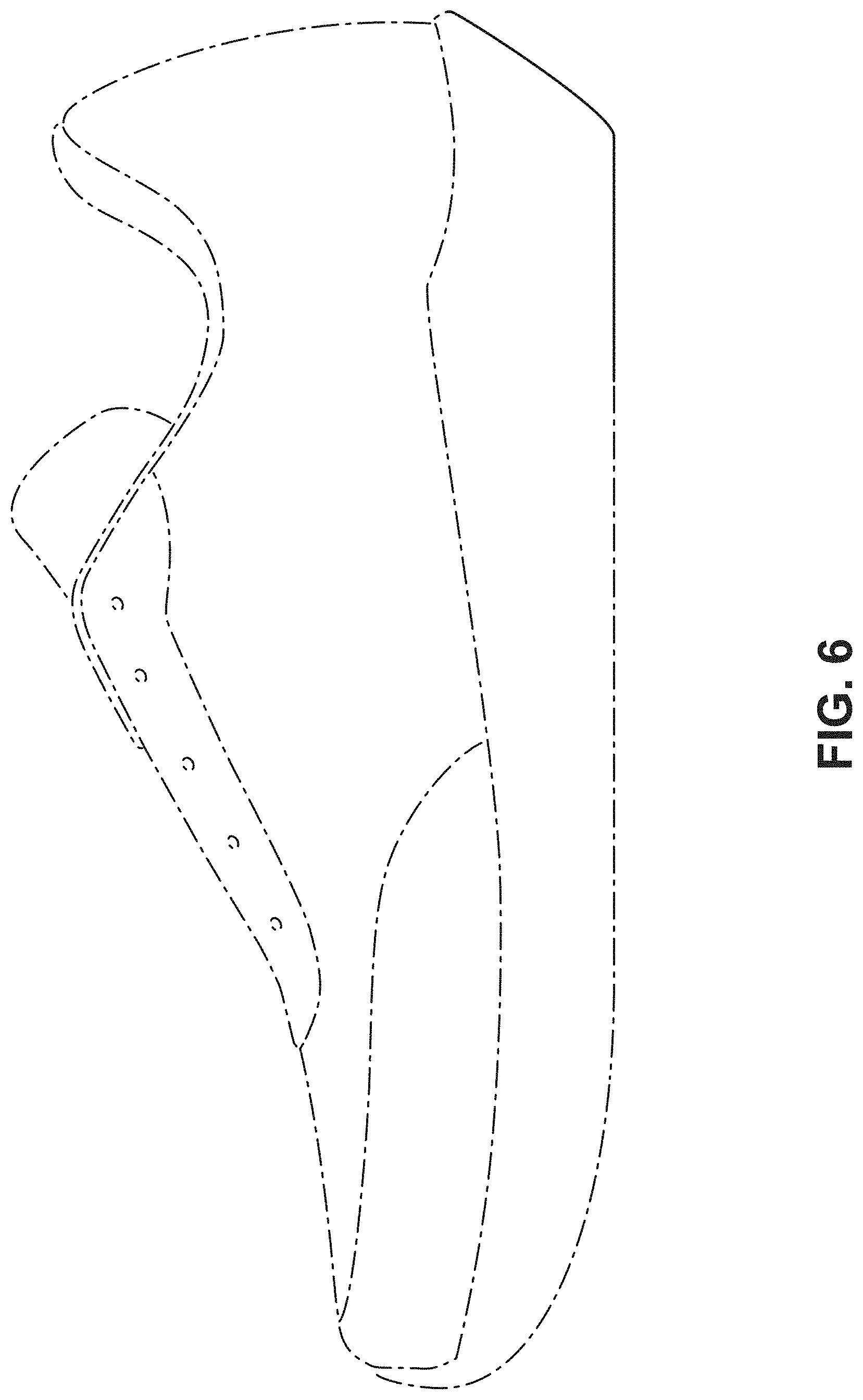 Patent USD1000771 Figure 6 – Shoe