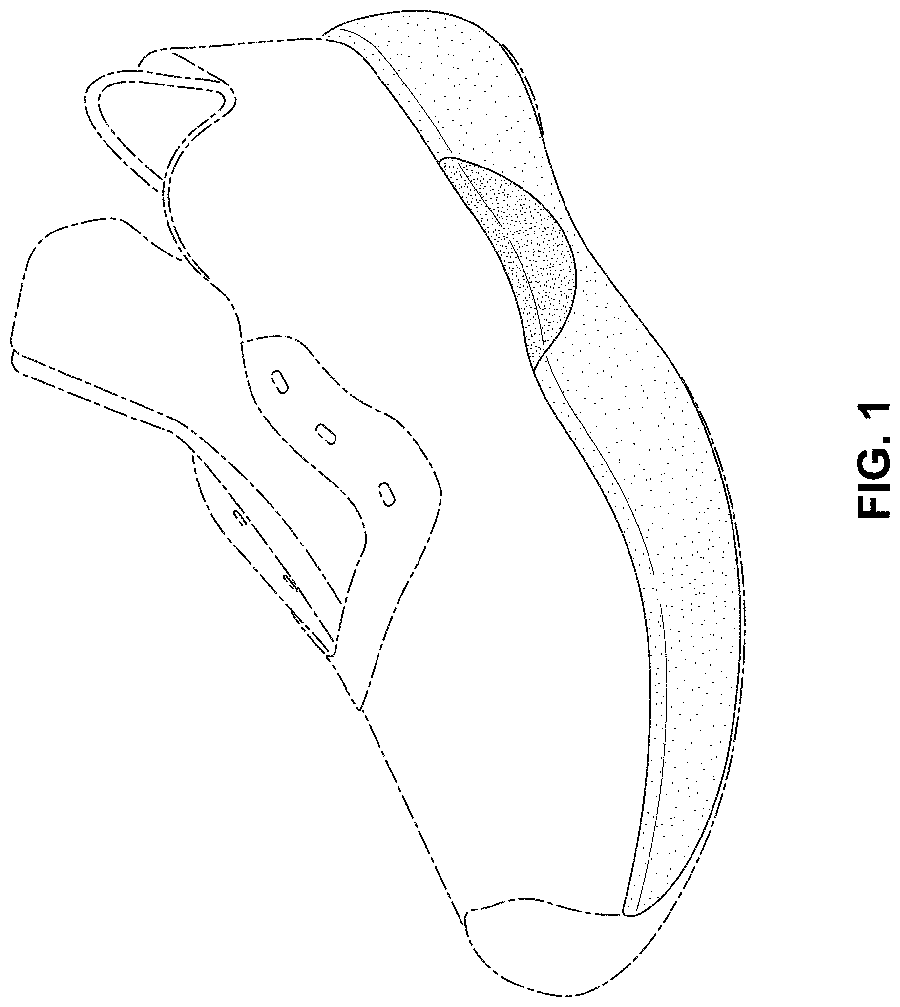 Patent USD1000777 Figure 1 – Shoe