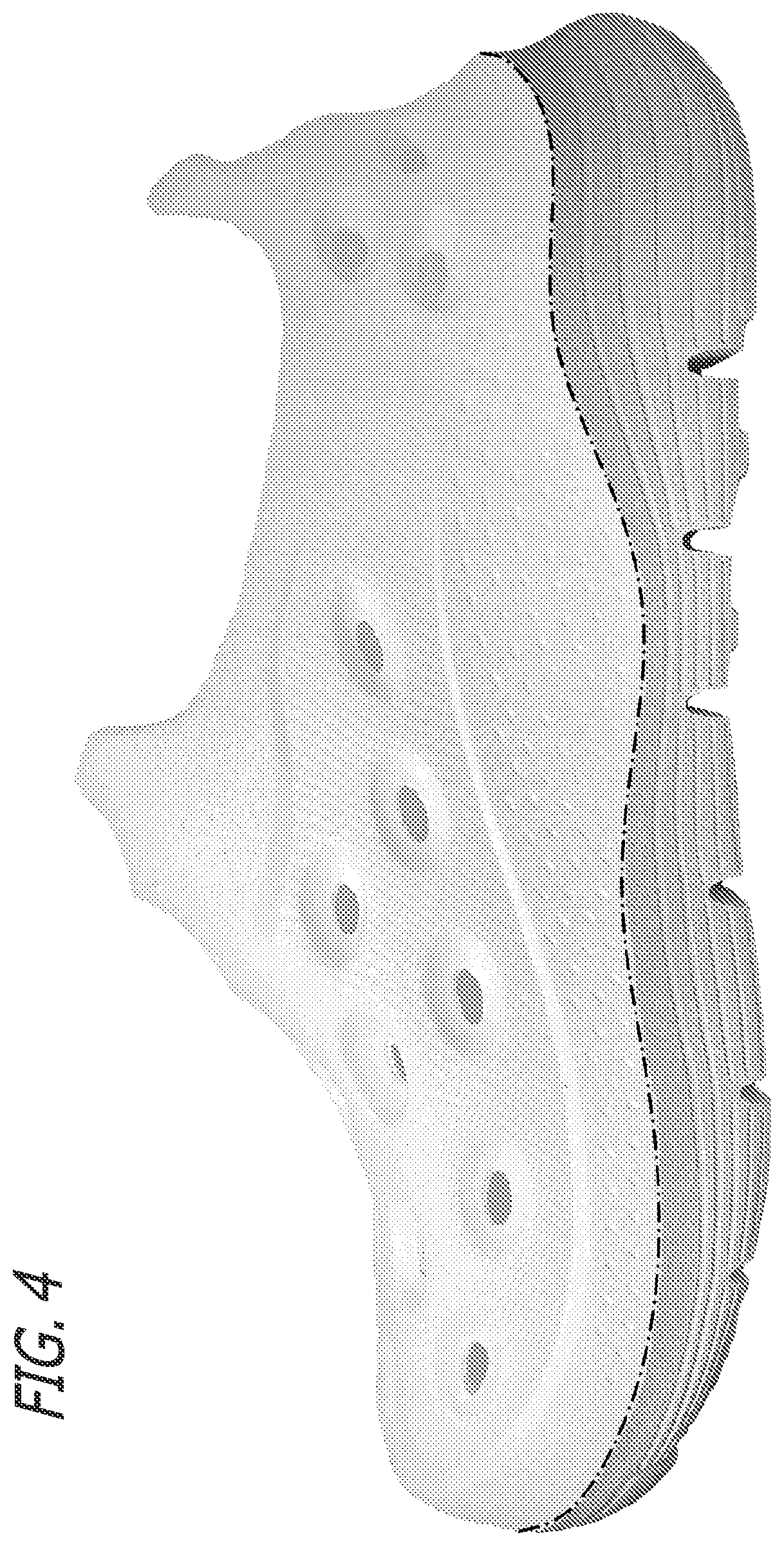 Patent USD1000778 Figure 4 – Shoe outsole bottom
