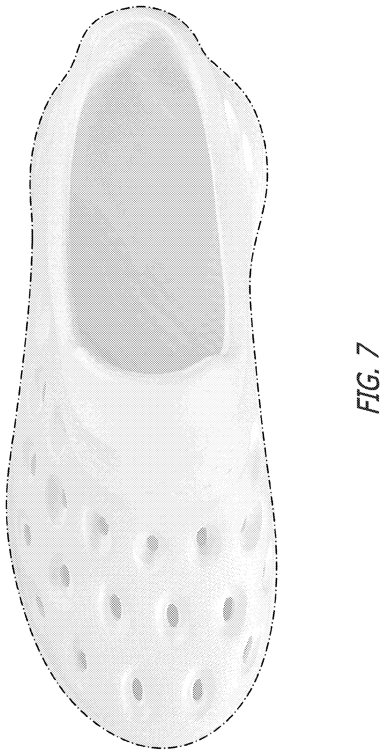 Patent USD1000778 Figure 6 – Shoe outsole bottom
