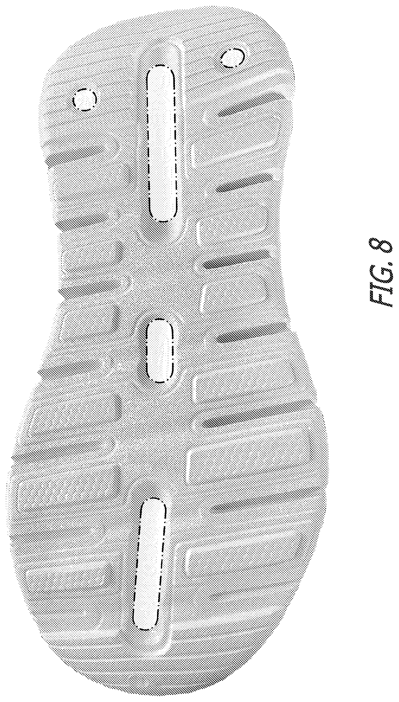 Patent USD1000778 Figure 7 – Shoe outsole bottom