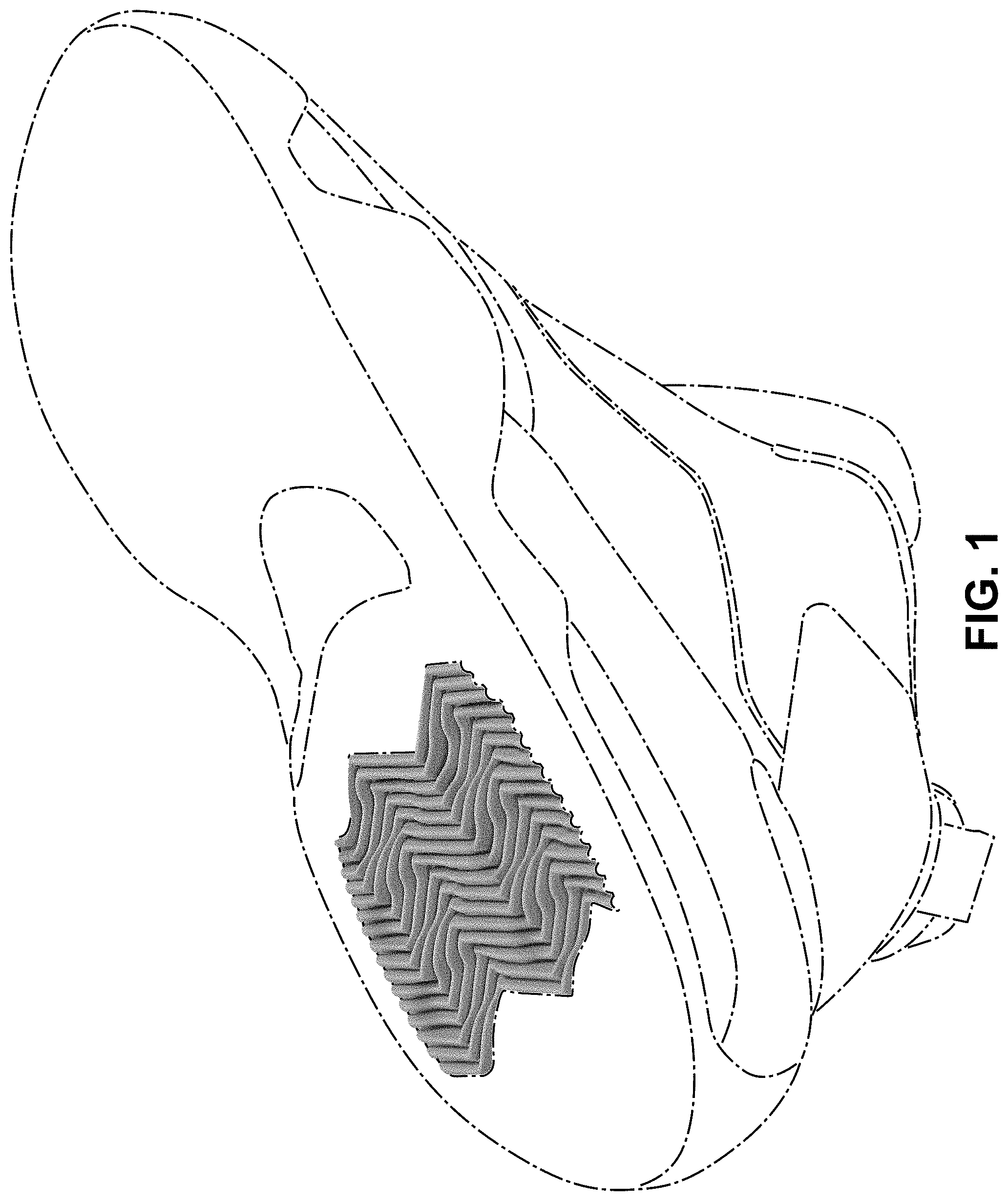 Patent USD1000779 Figure 1 – Shoe