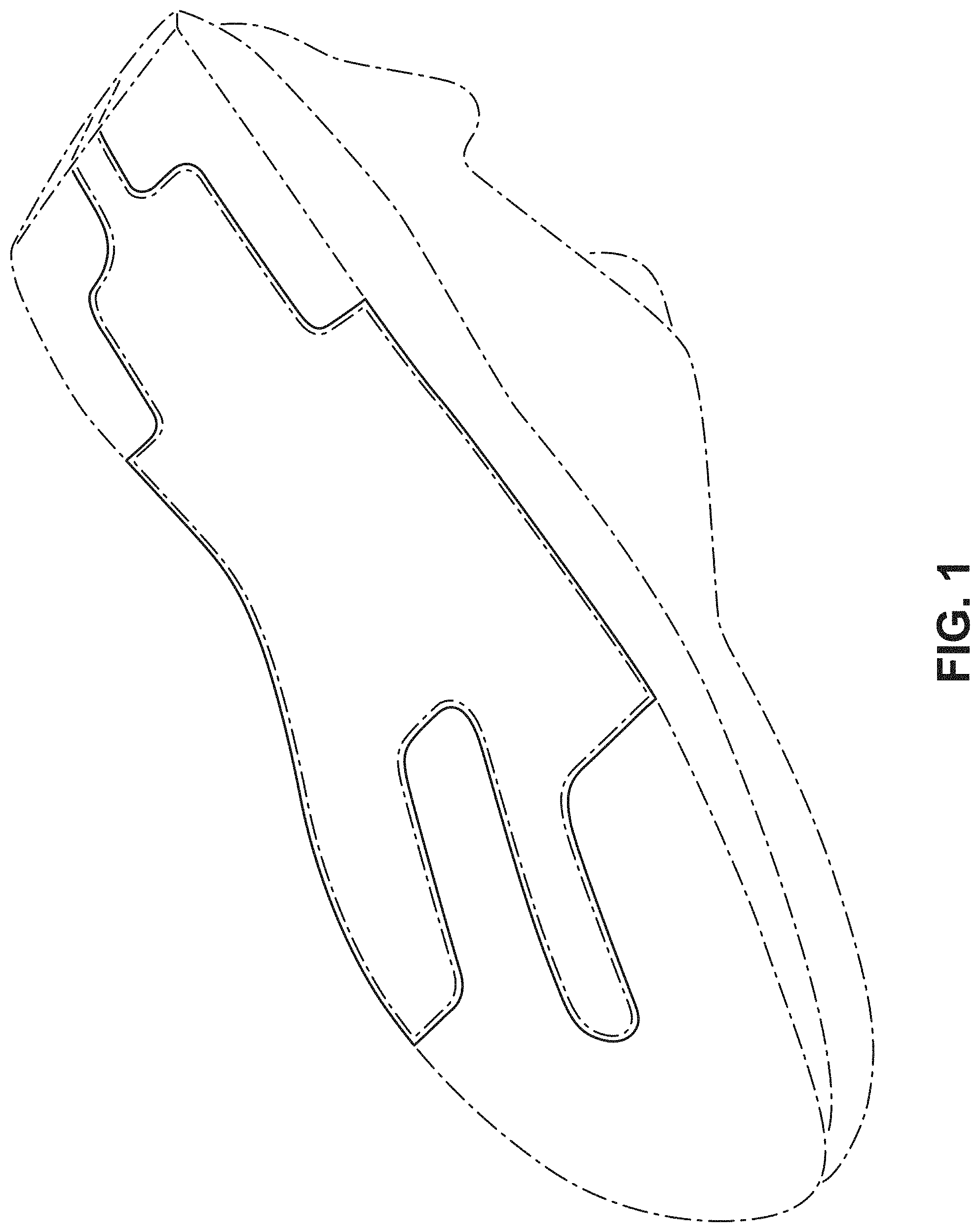 Patent USD1000783 Figure 1 – Shoe