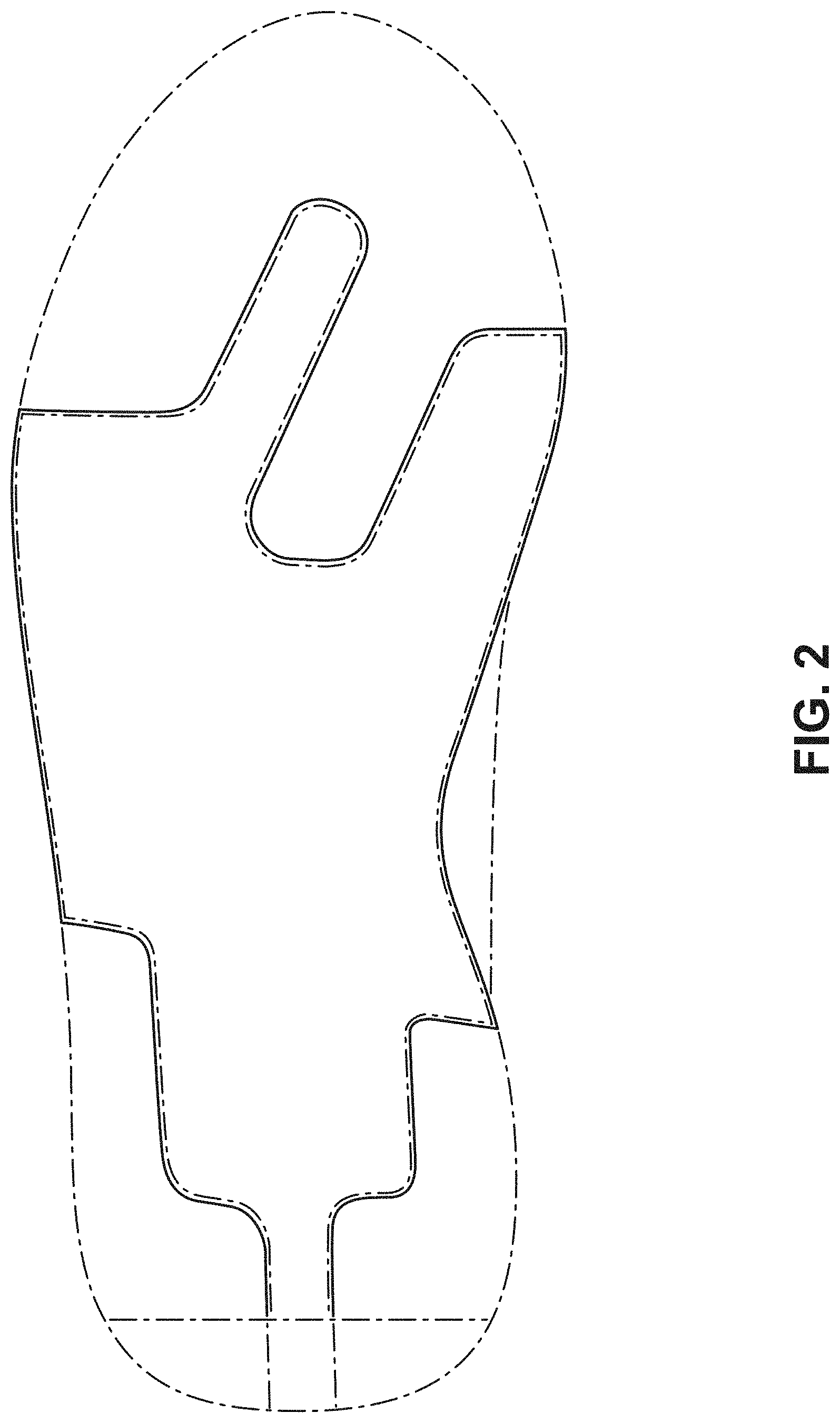 Patent USD1000783 Figure 2 – Shoe