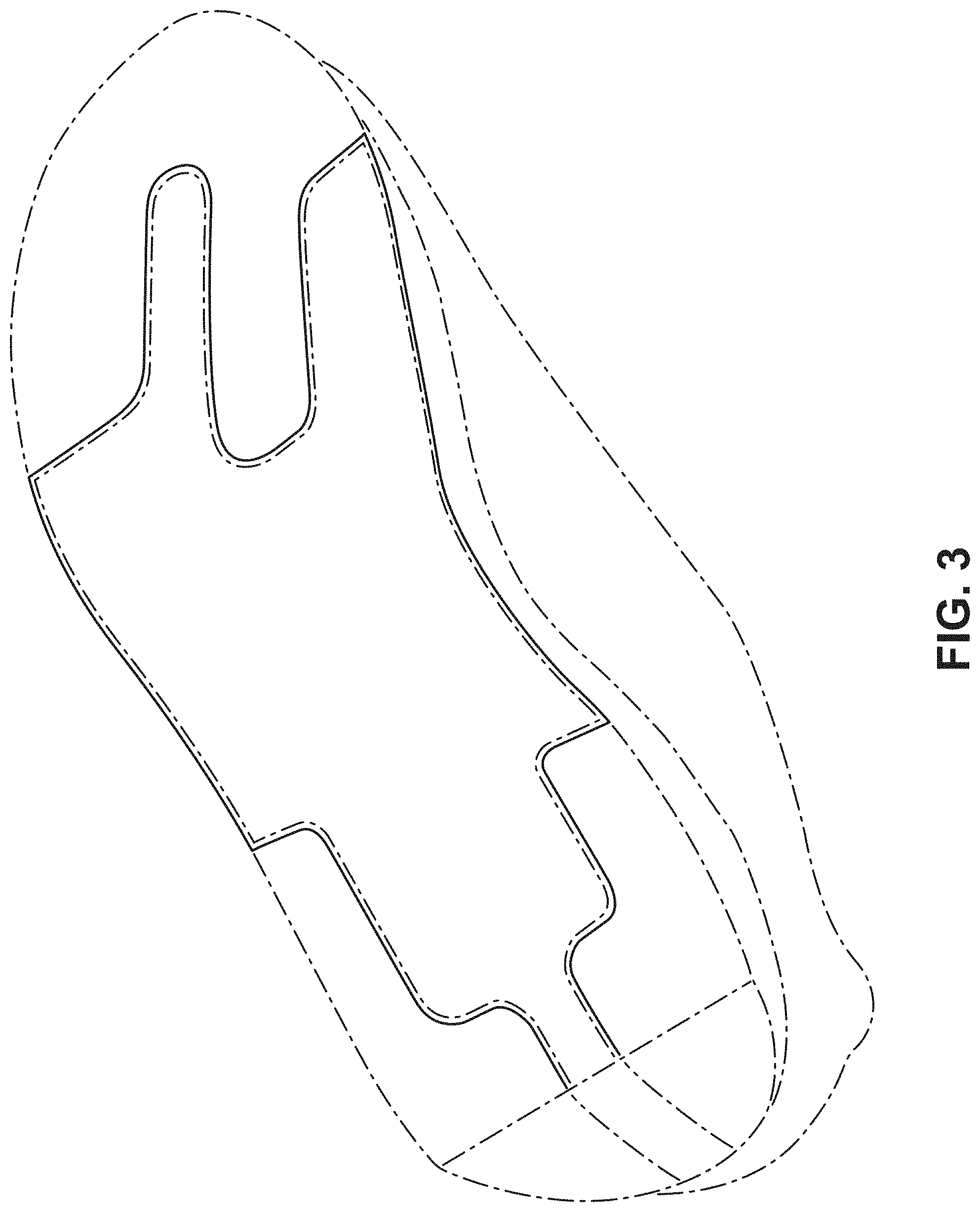 Patent USD1000783 Figure 3 – Shoe