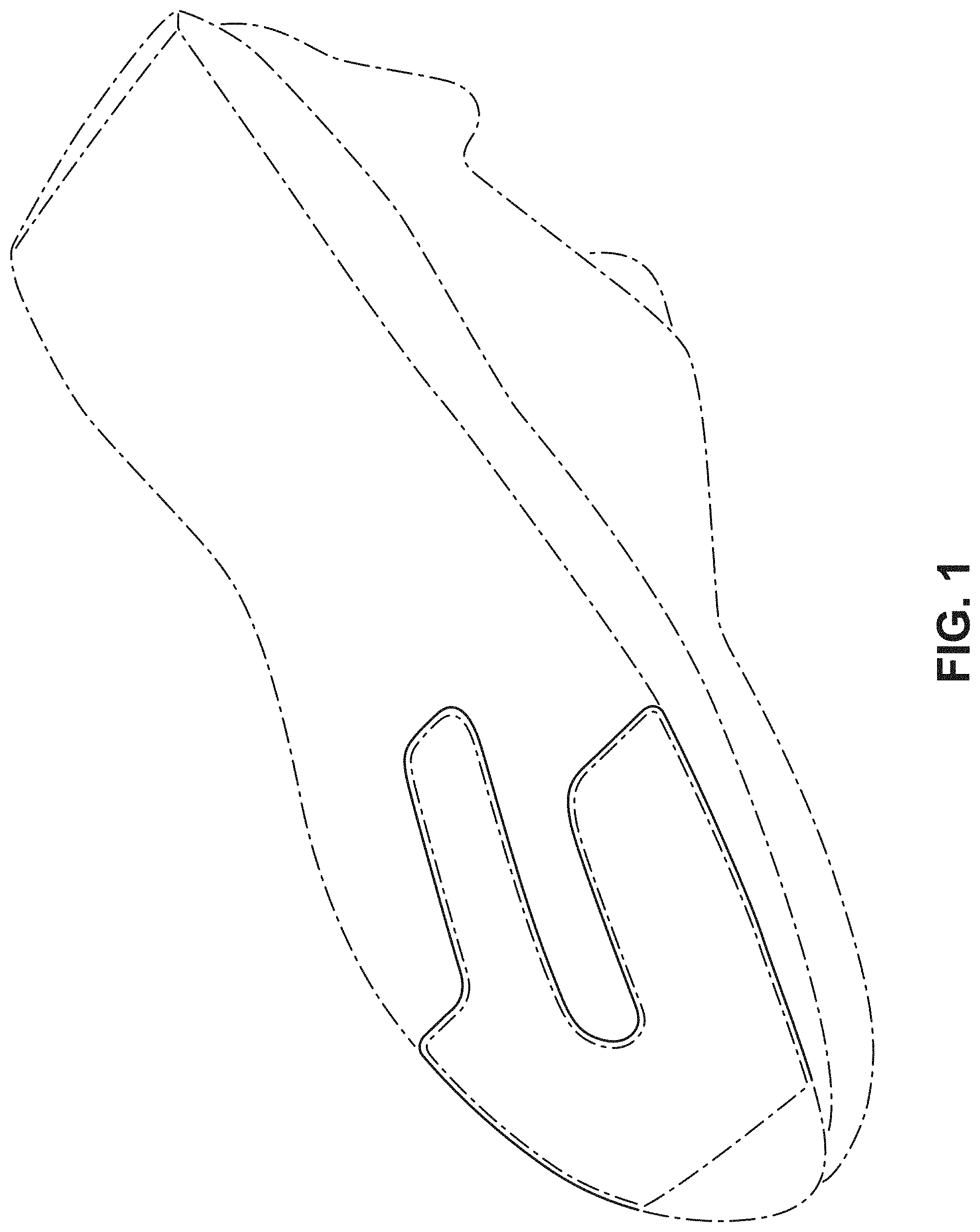 Patent USD1000784 Figure 1 – Shoe