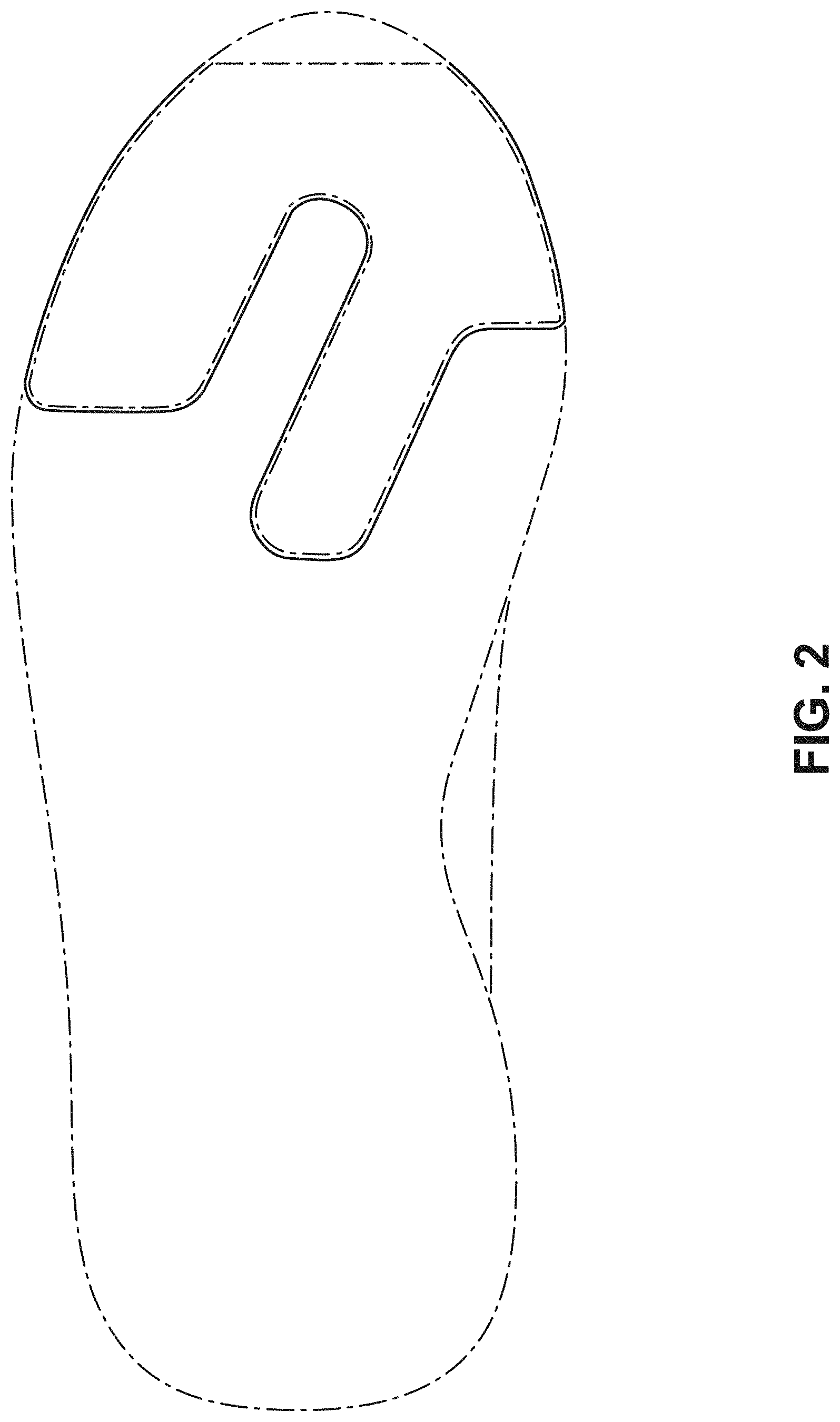 Patent USD1000784 Figure 2 – Shoe