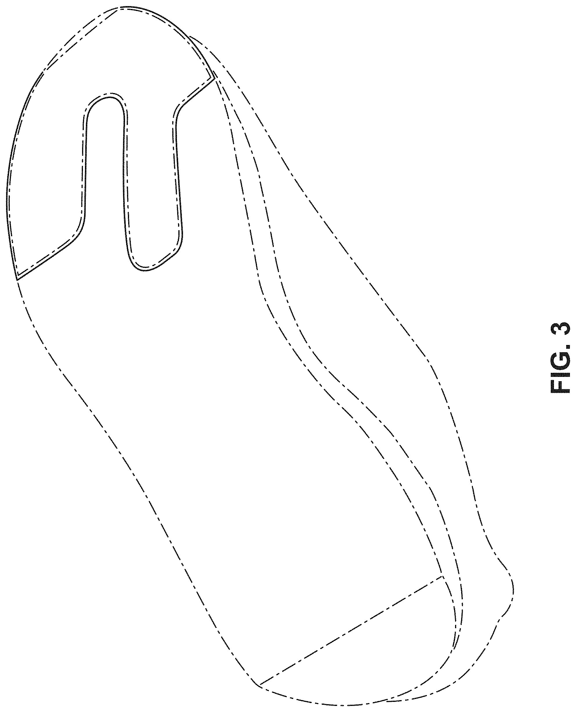 Patent USD1000784 Figure 3 – Shoe