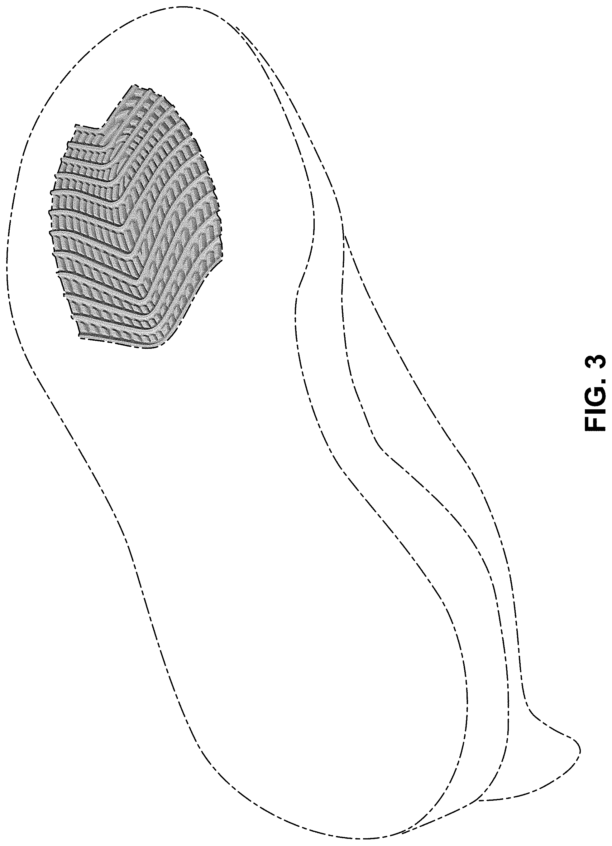 Patent USD1000785 Figure 3 – Shoe