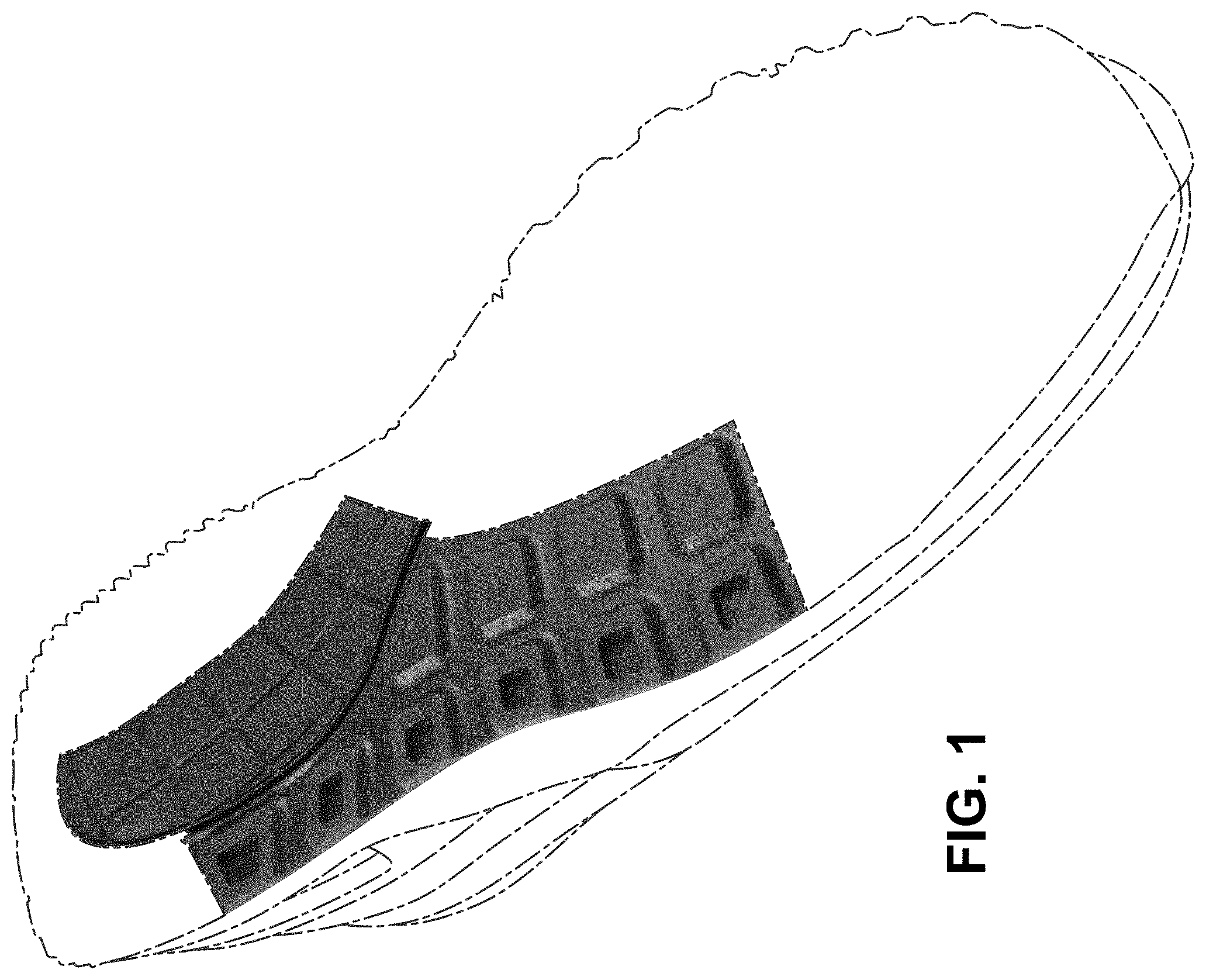 Patent USD1000787 Figure 1 – Shoe