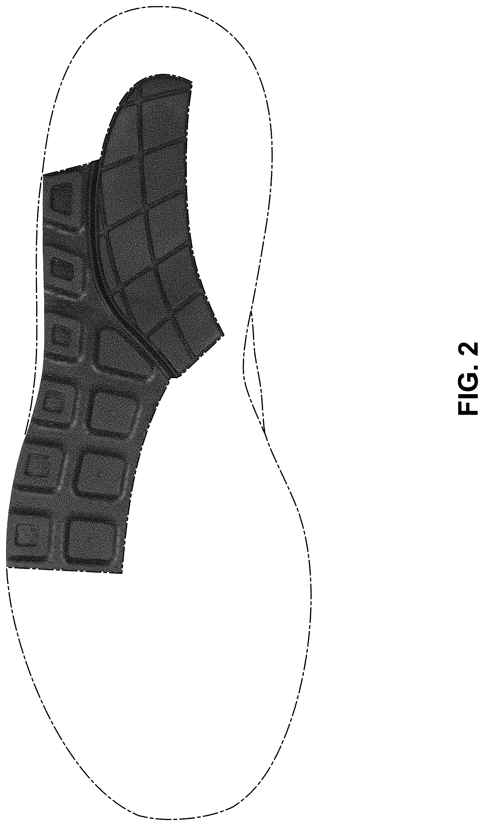 Patent USD1000787 Figure 2 – Shoe