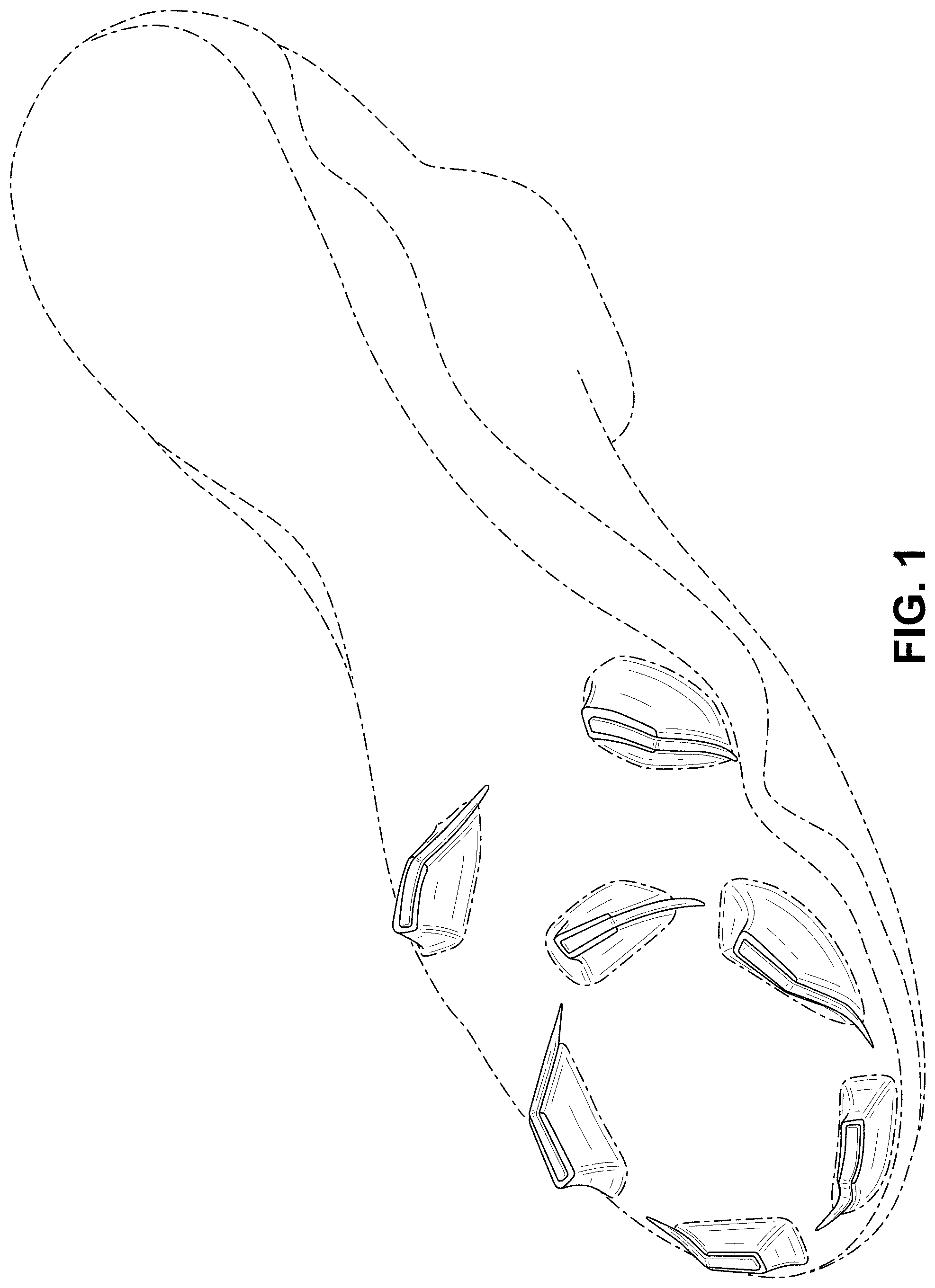 Patent USD1000794 Figure 1 – Shoe