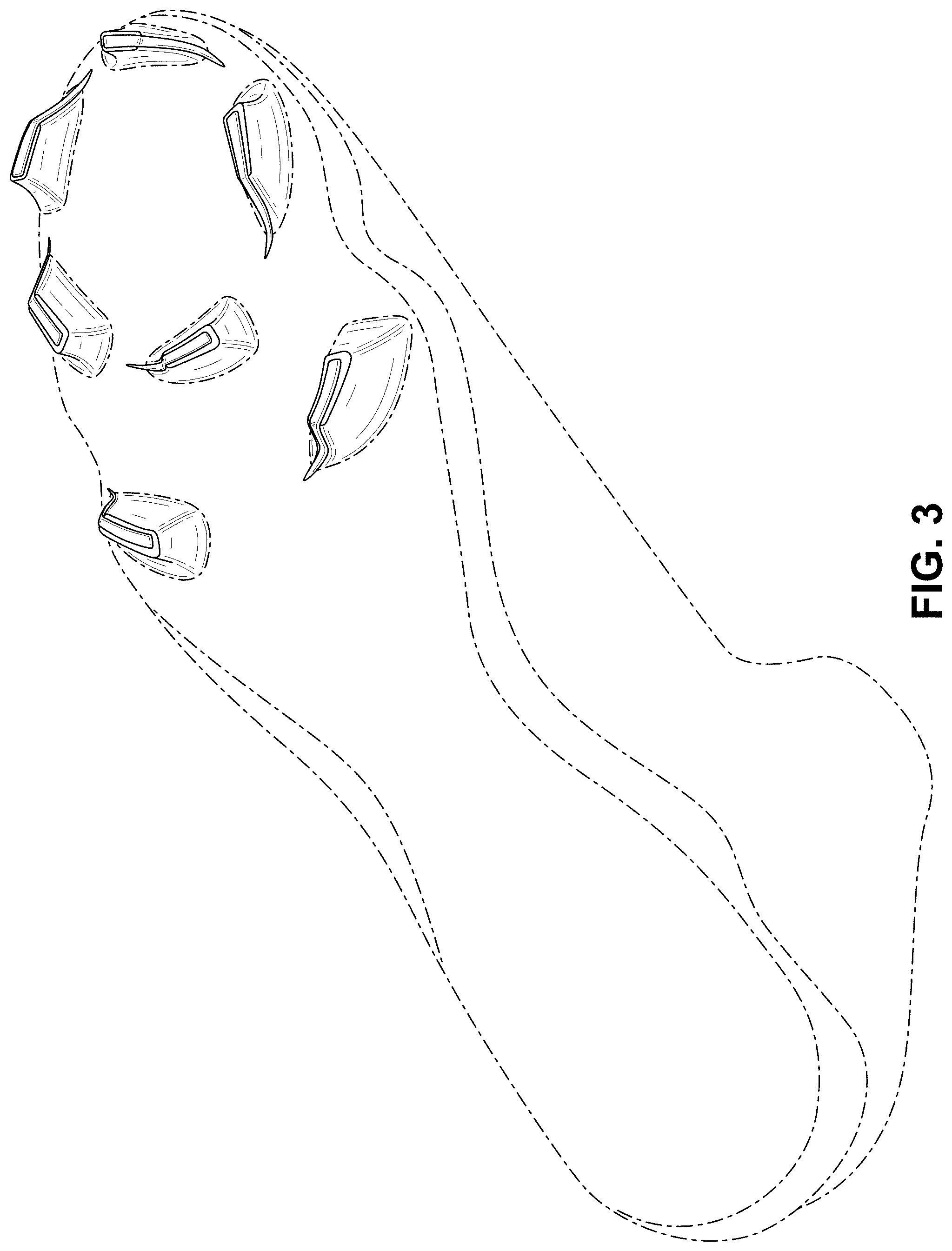 Patent USD1000794 Figure 3 – Shoe