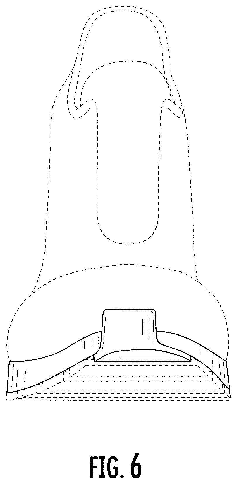 Patent USD1000795 Figure 6 – Shoe