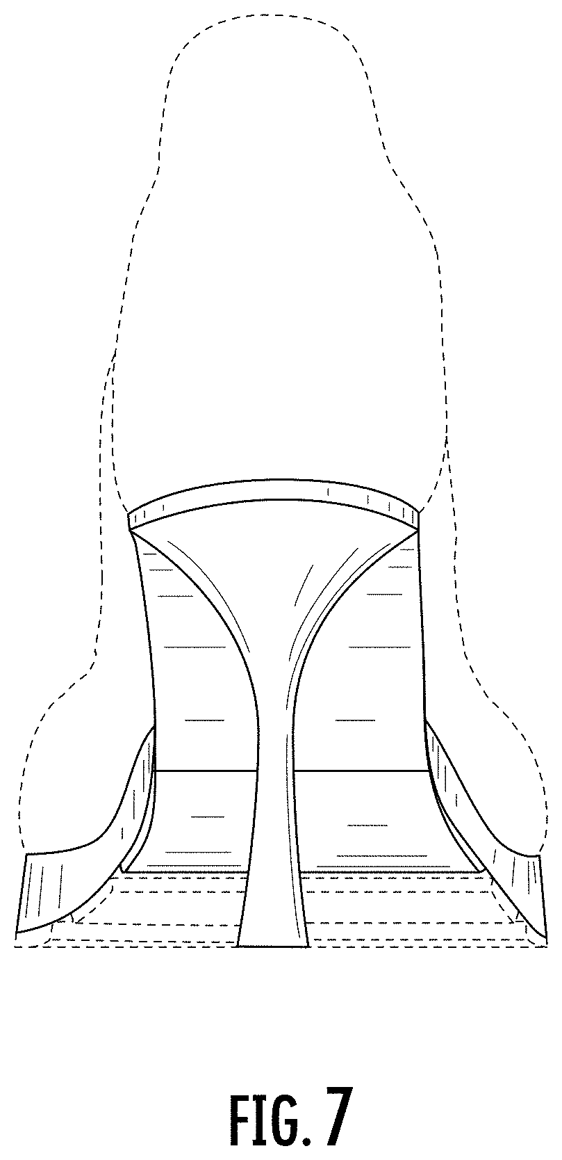 Patent USD1000795 Figure 7 – Shoe