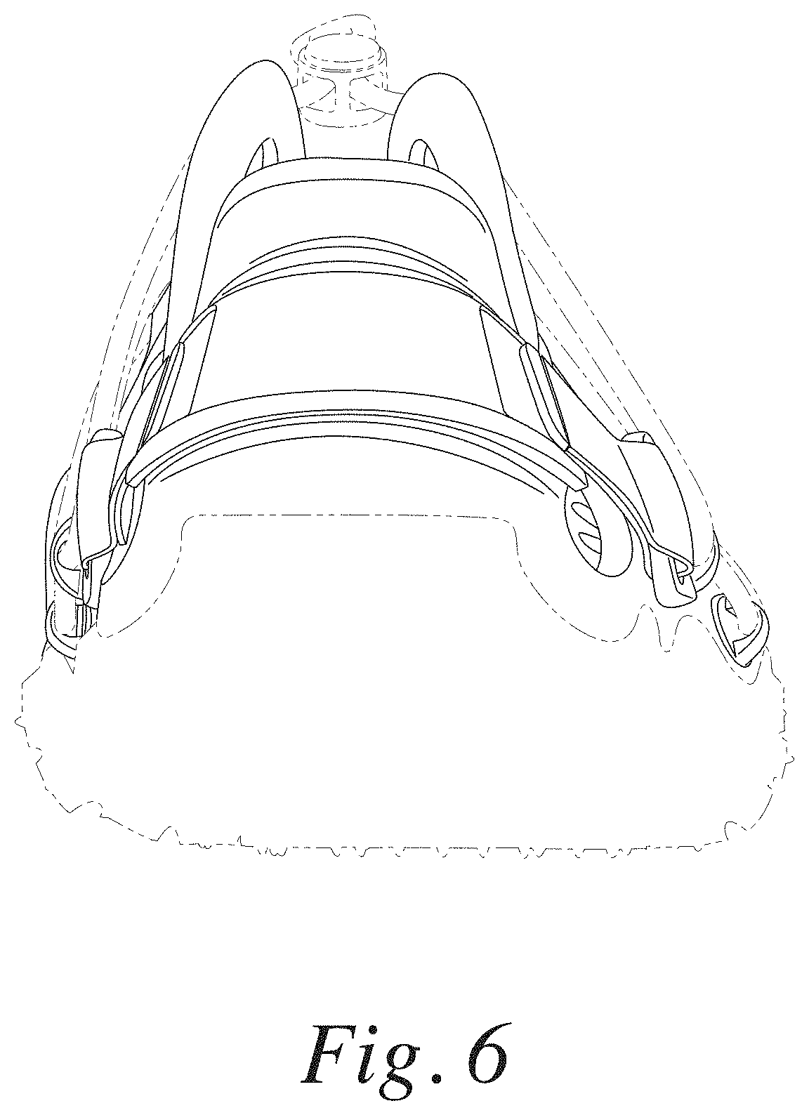 Patent USD1000796 Figure 6 – Footwear upper