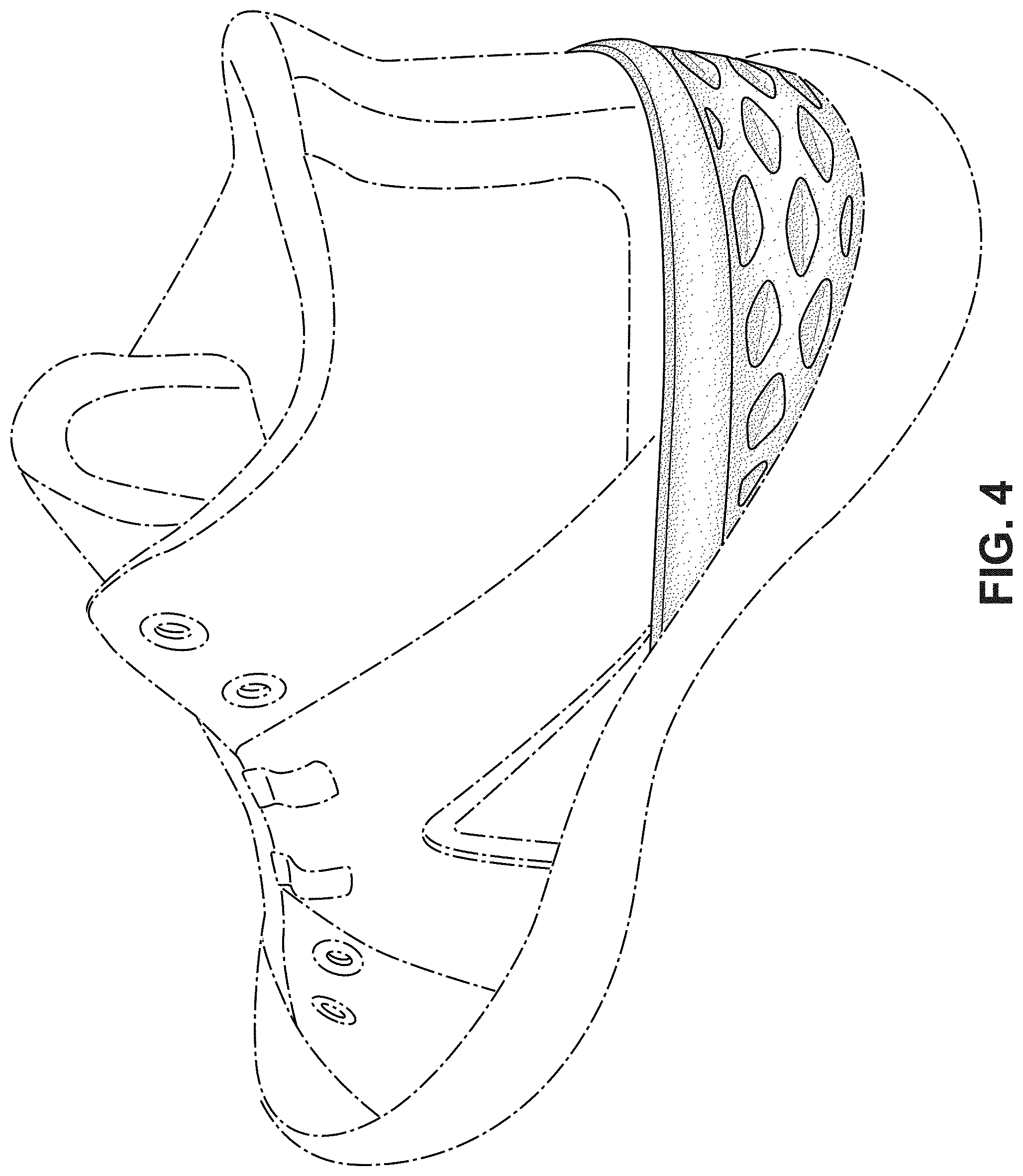 Patent USD1000797 Figure 4 – Shoe