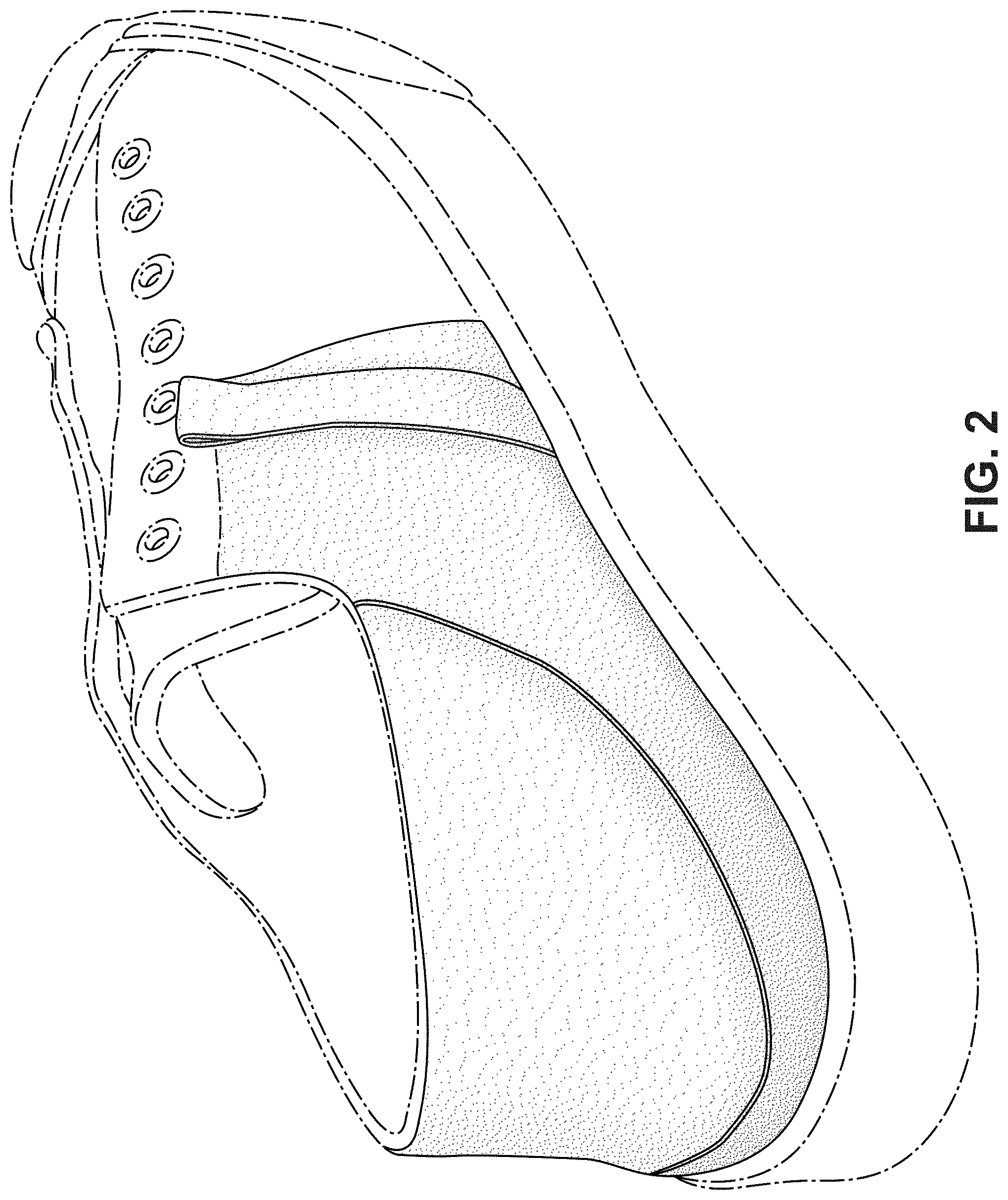 Patent USD1000798 Figure 2 – Shoe