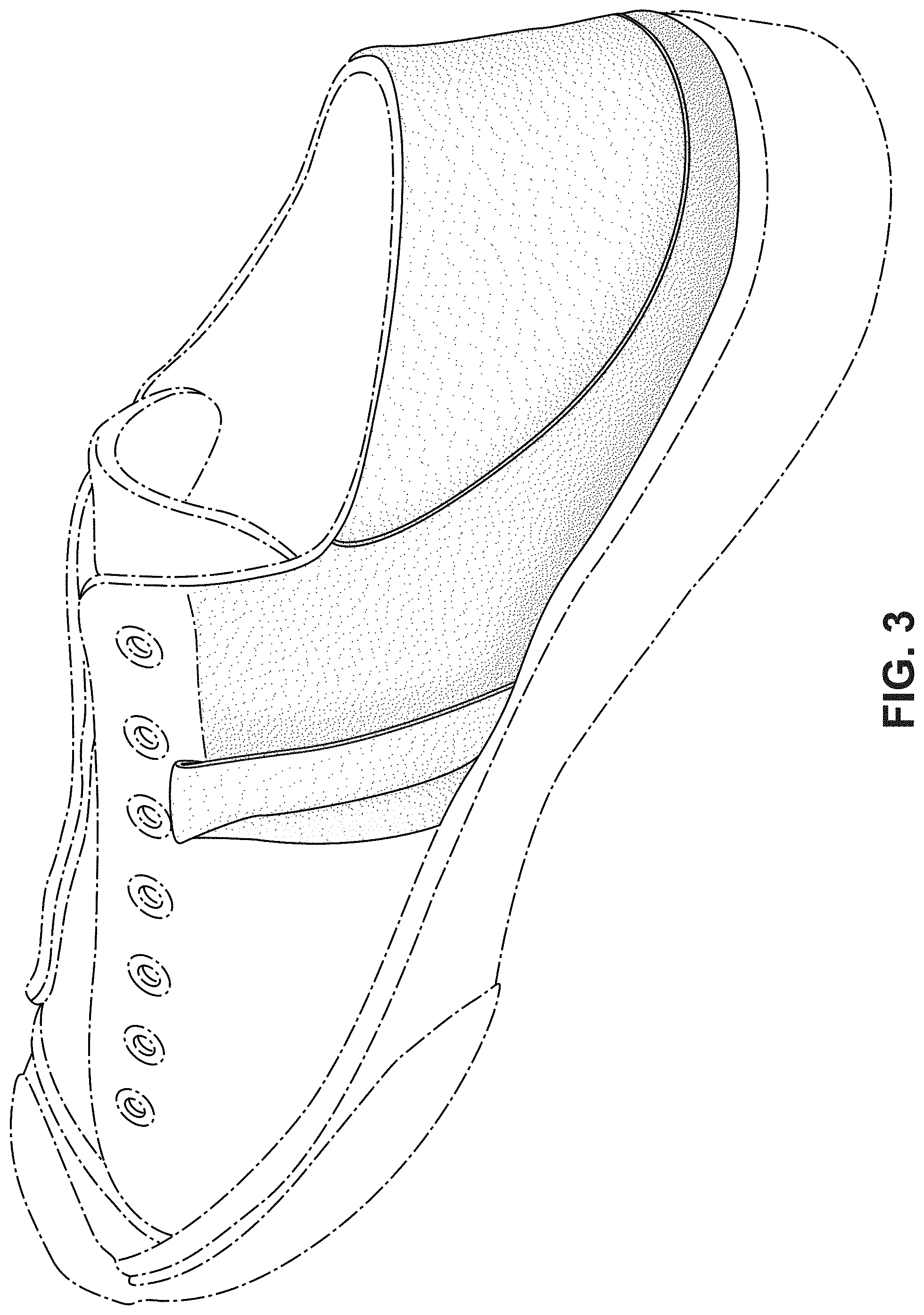 Patent USD1000798 Figure 3 – Shoe