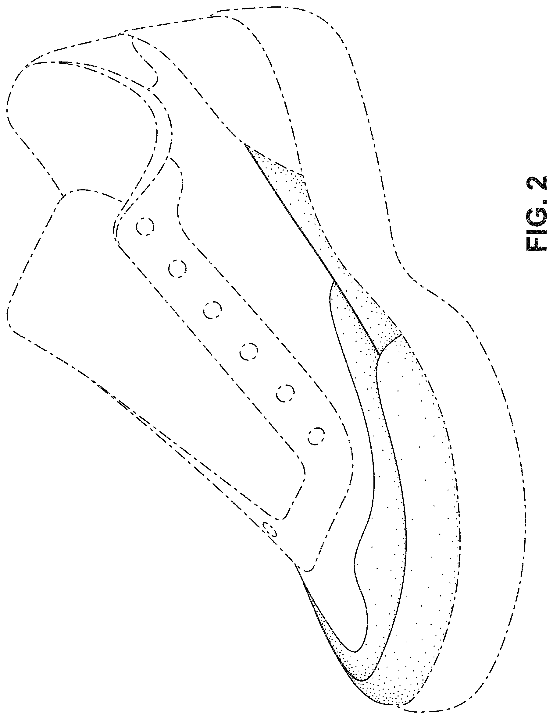 Patent USD1000799 Figure 2 – Shoe