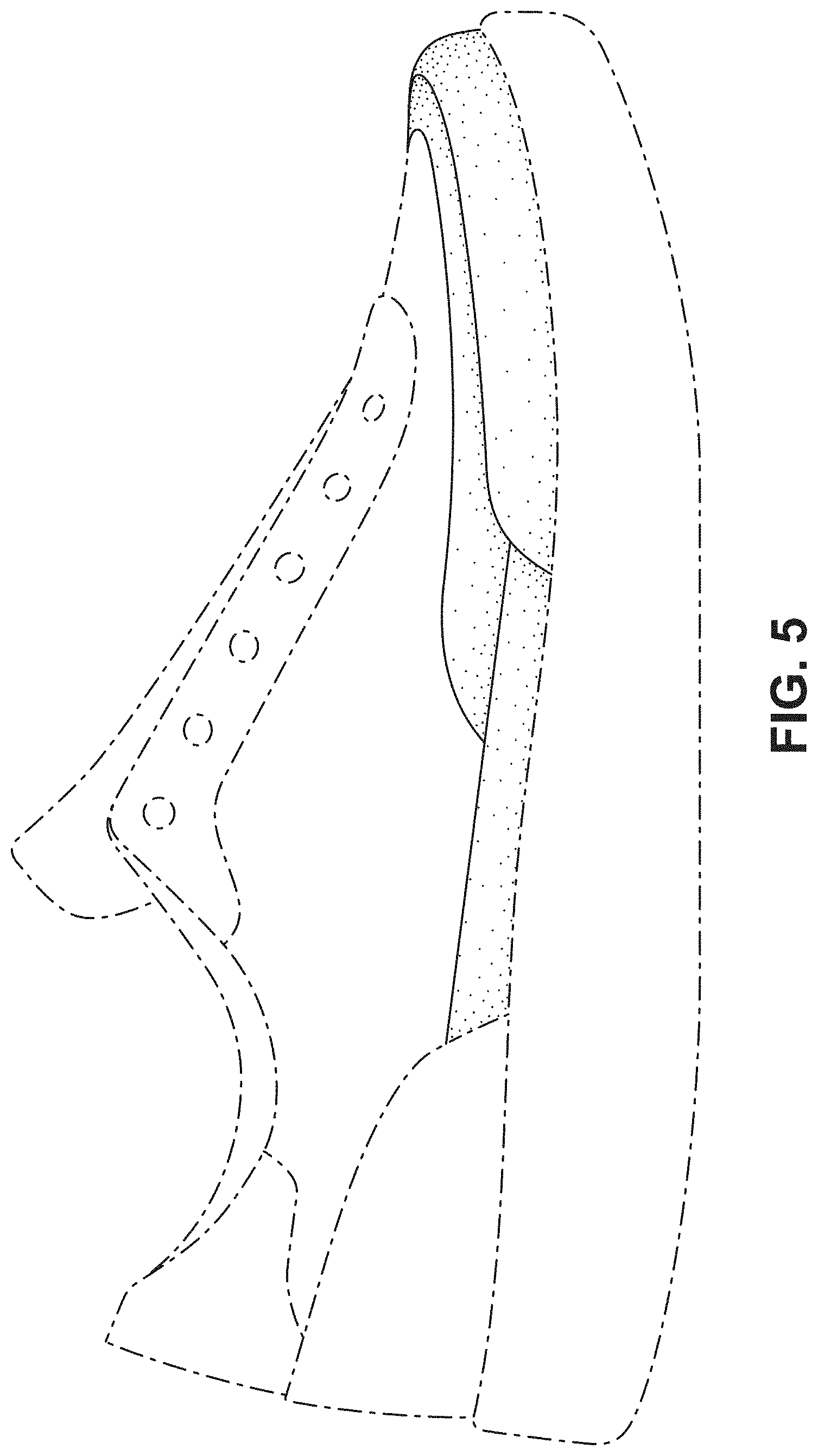 Patent USD1000799 Figure 5 – Shoe