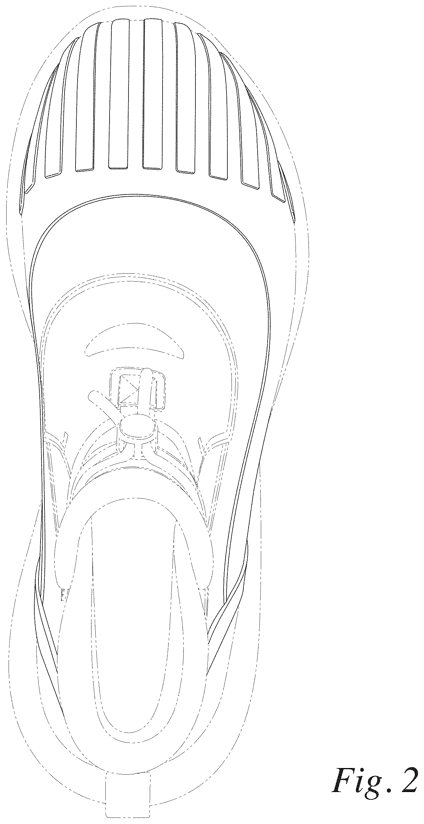 Patent USD1000800 Figure 2 – Footwear upper