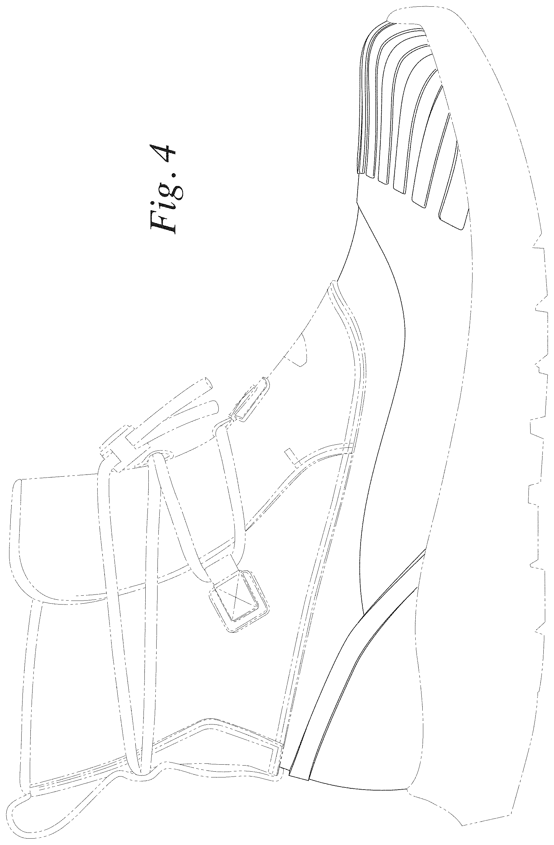 Patent USD1000800 Figure 4 – Footwear upper