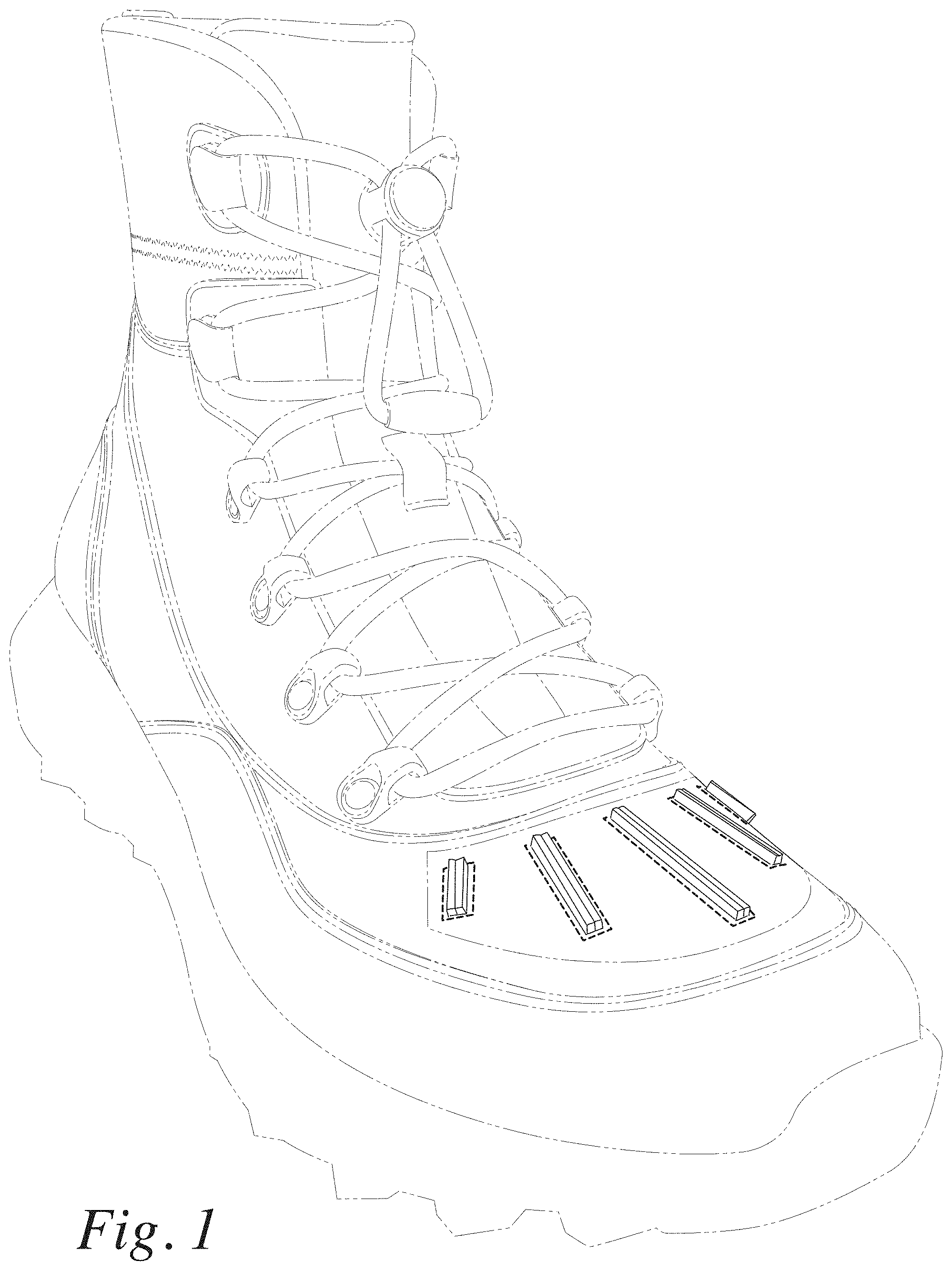 Patent USD1000801 — Footwear upper — Figure 1