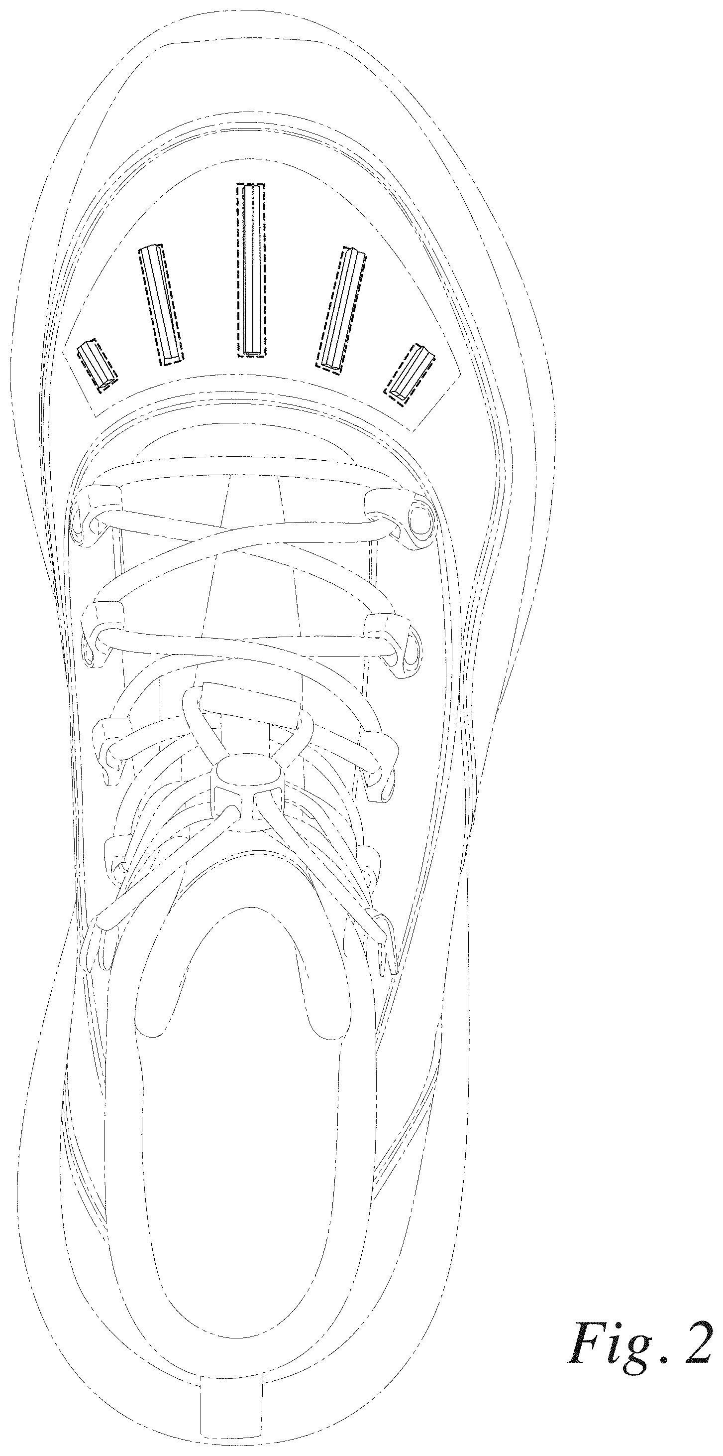 Patent USD1000801 Figure 2 – Footwear upper