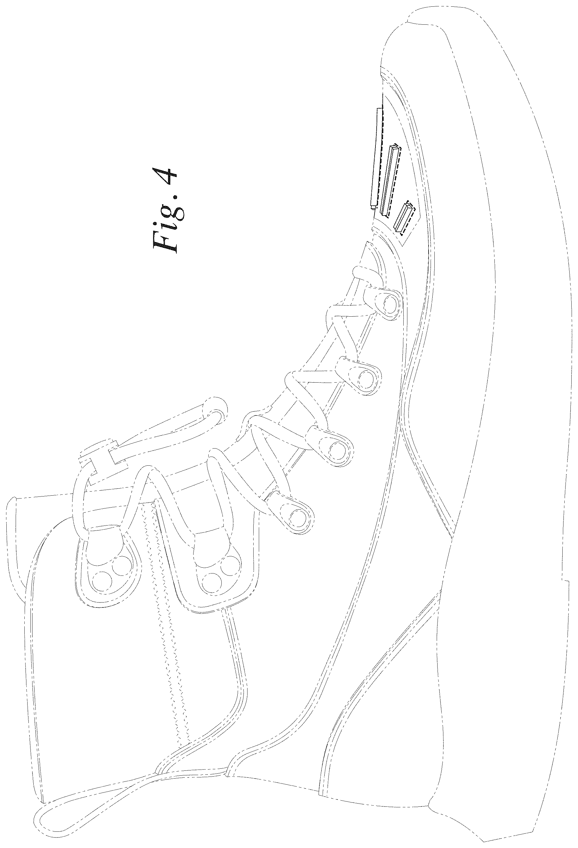 Patent USD1000801 Figure 4 – Footwear upper