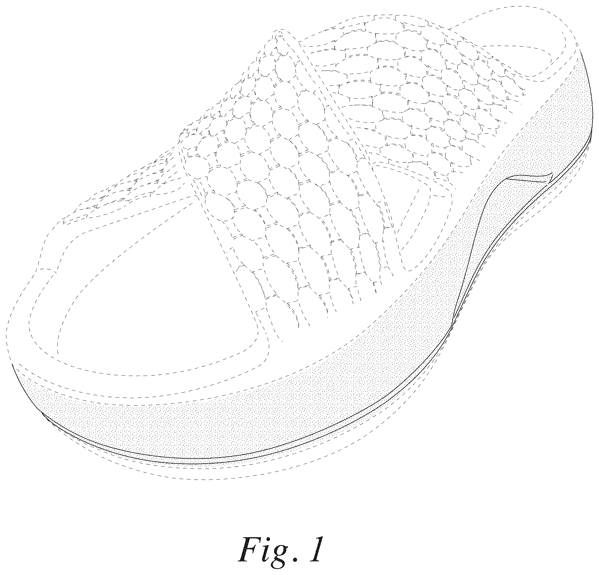 Patent USD1000803 Figure 1 – Footwear sole