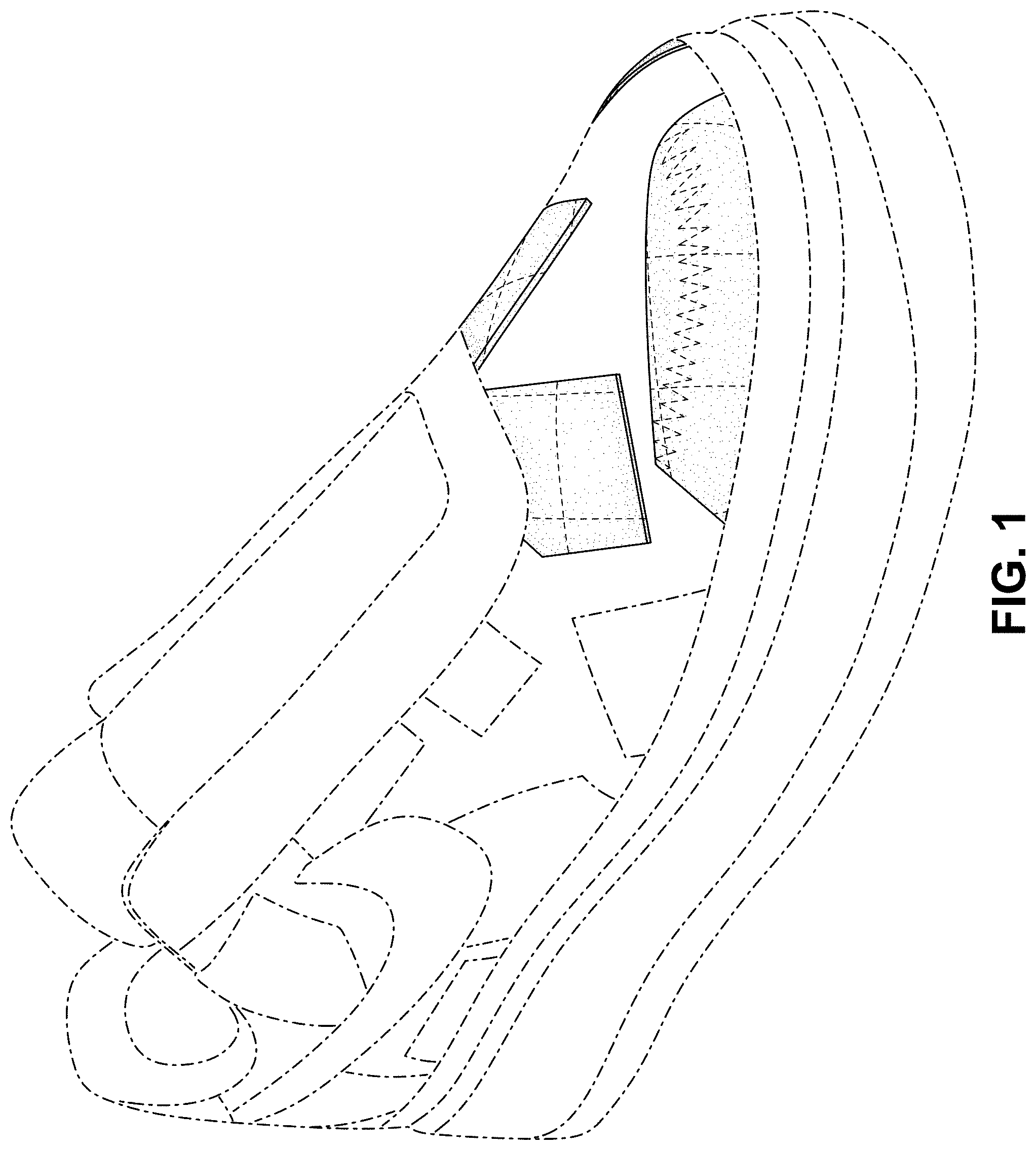 Patent USD1000804 — Shoe — Figure 1