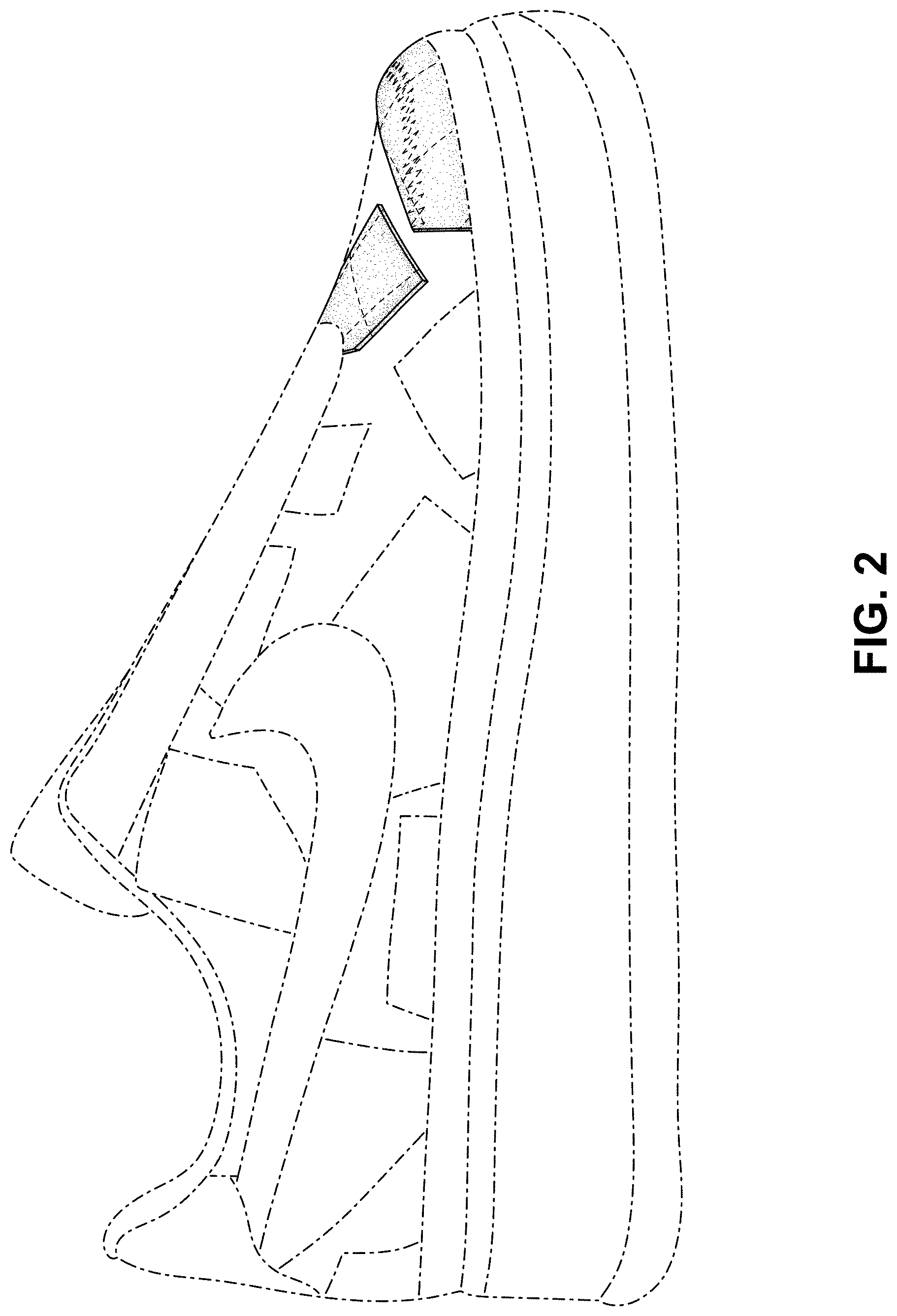 Patent USD1000804 Figure 2 – Shoe