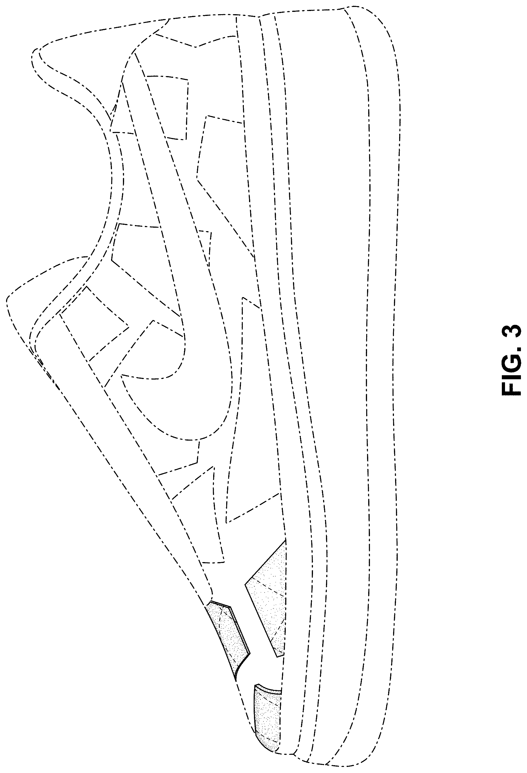 Patent USD1000804 Figure 3 – Shoe