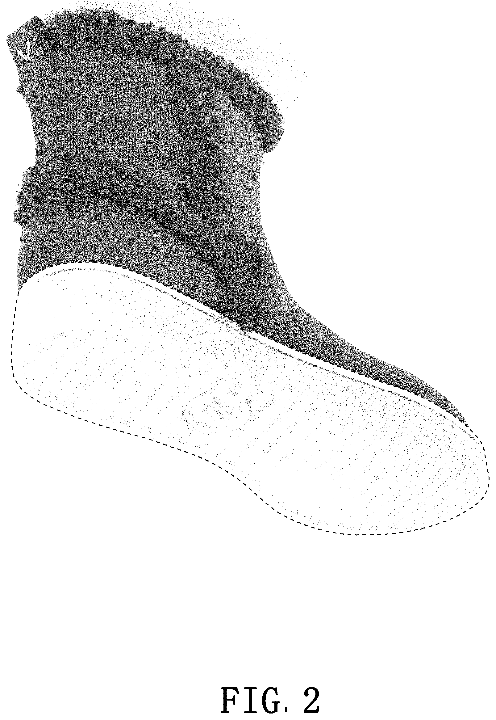 Patent USD1000805 Figure 2 – Shoe